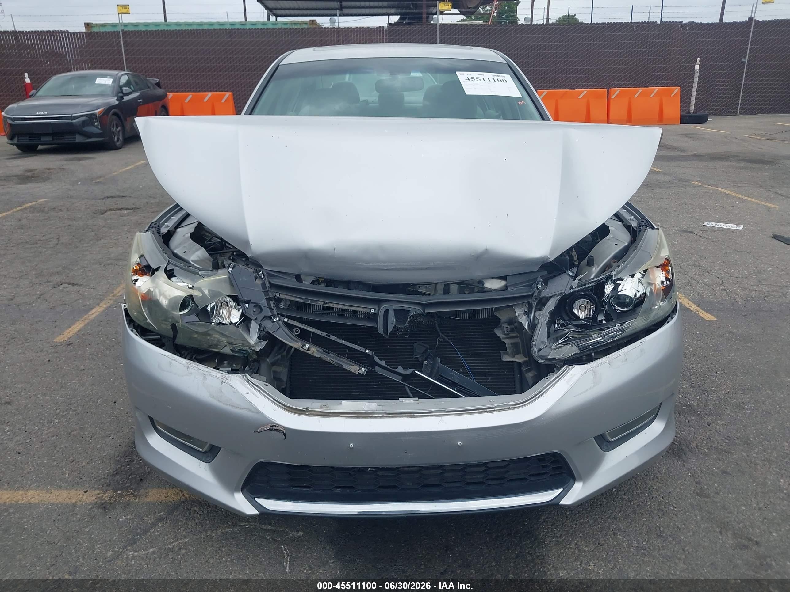 2013 Honda Accord Ex Silver vin: 1HGCR2F79DA108122