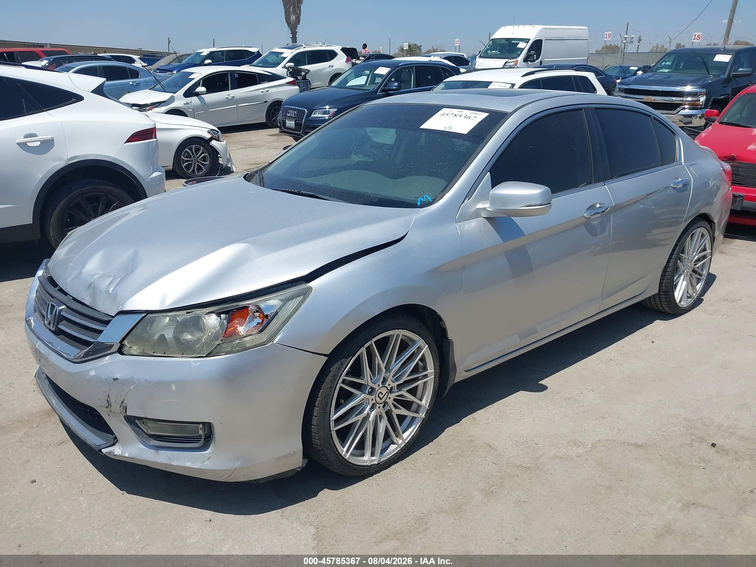 2013 Honda Accord Ex Серый vin: 1HGCR2F79DA108556