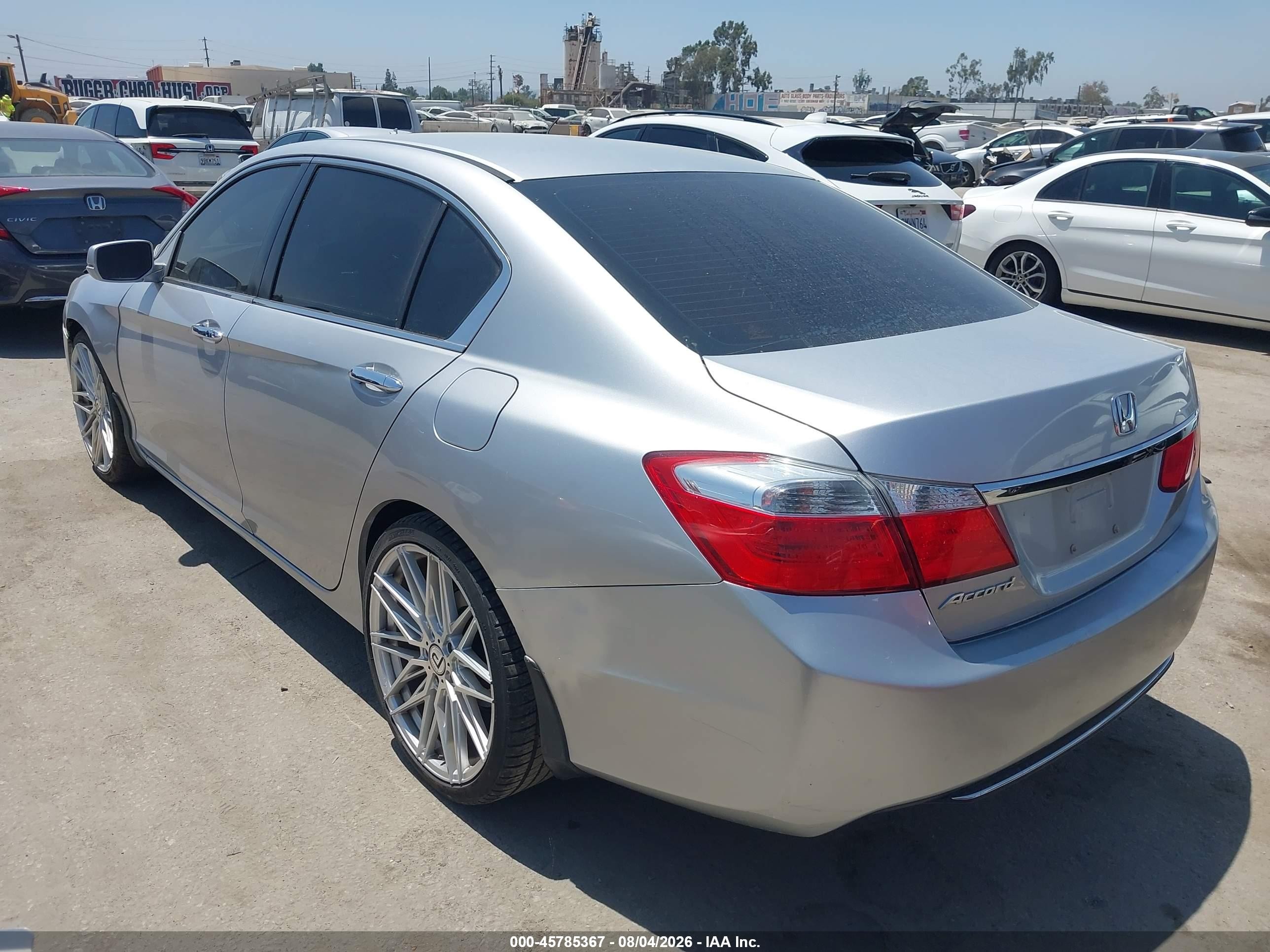 2013 Honda Accord Ex Серый vin: 1HGCR2F79DA108556