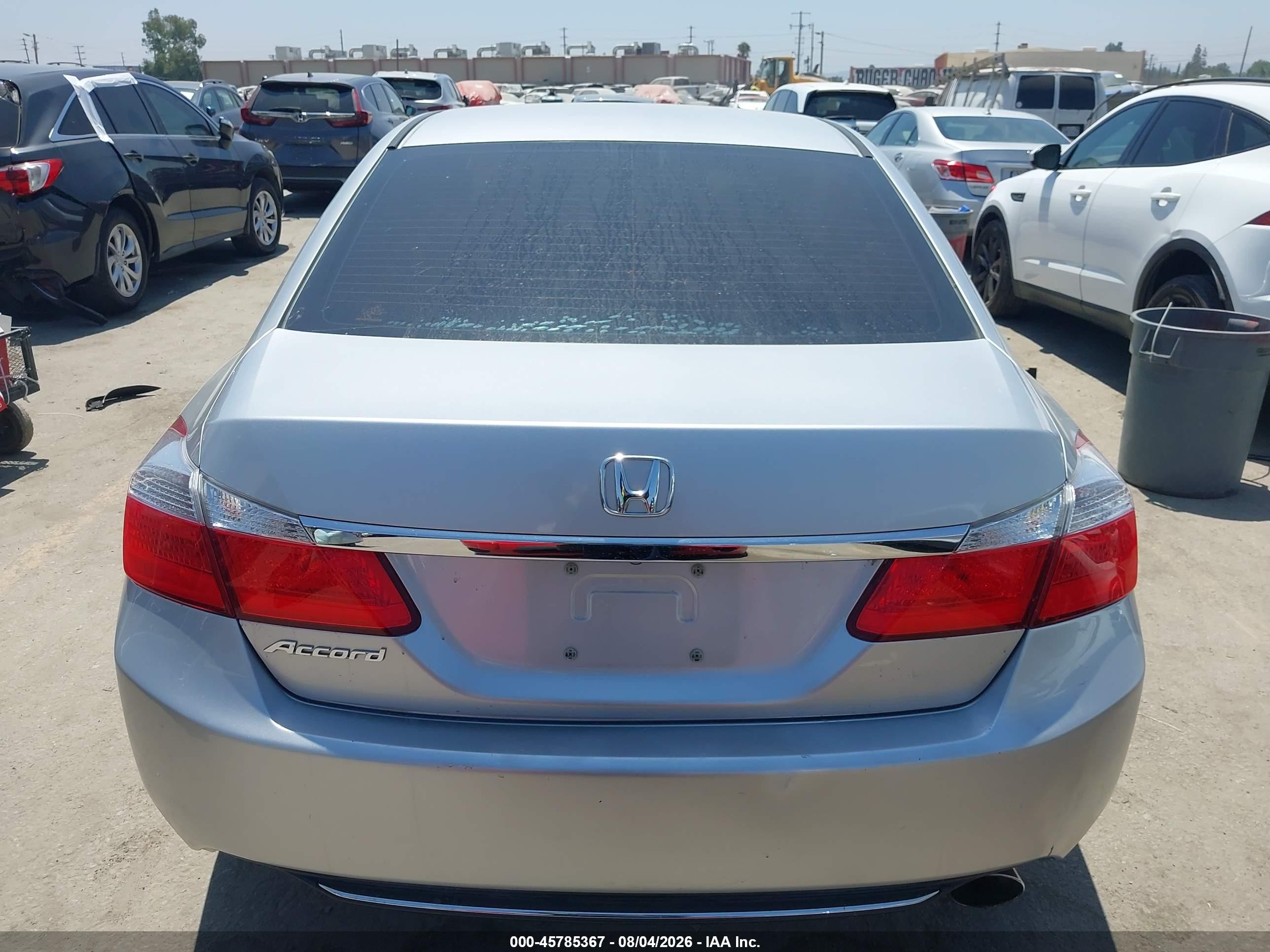 2013 Honda Accord Ex Серый vin: 1HGCR2F79DA108556
