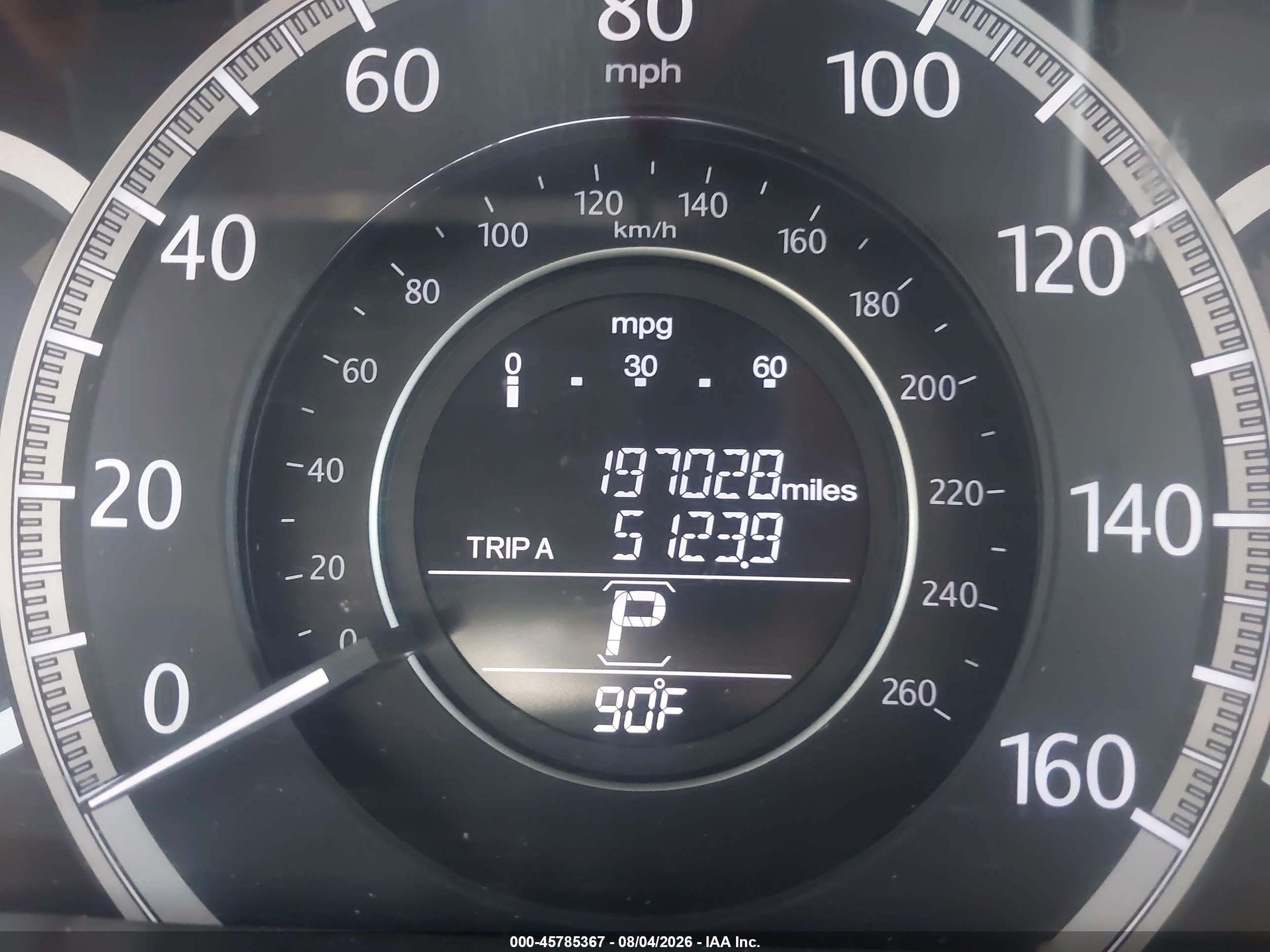 2013 Honda Accord Ex Серый vin: 1HGCR2F79DA108556