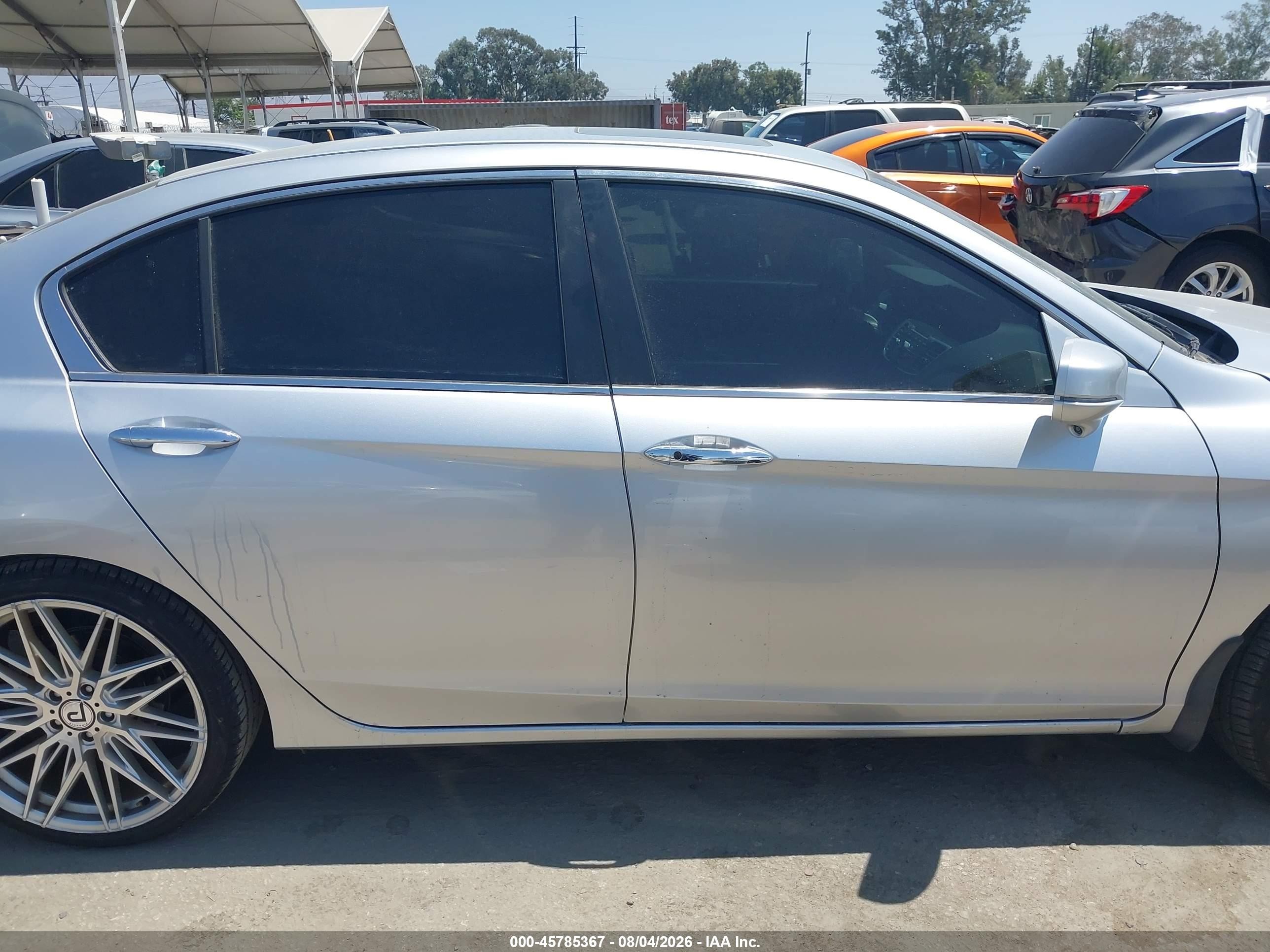 2013 Honda Accord Ex Серый vin: 1HGCR2F79DA108556