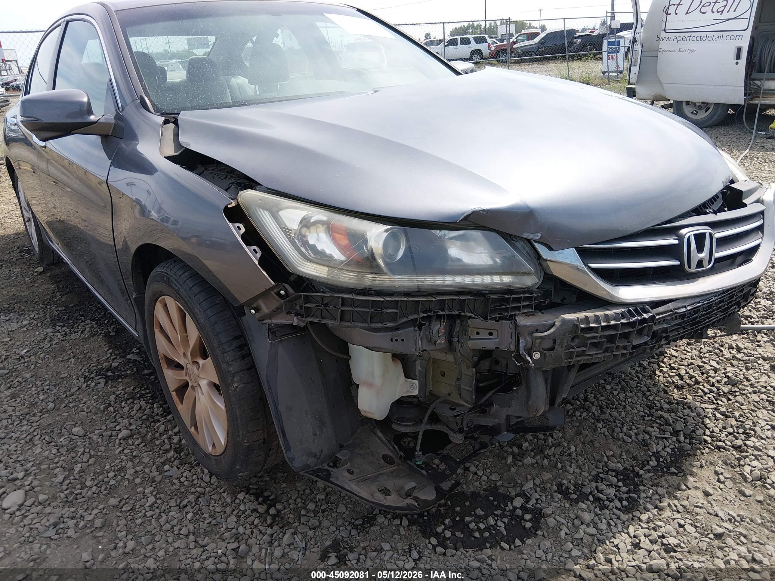 2013 Honda Accord Ex Gray vin: 1HGCR2F79DA141508