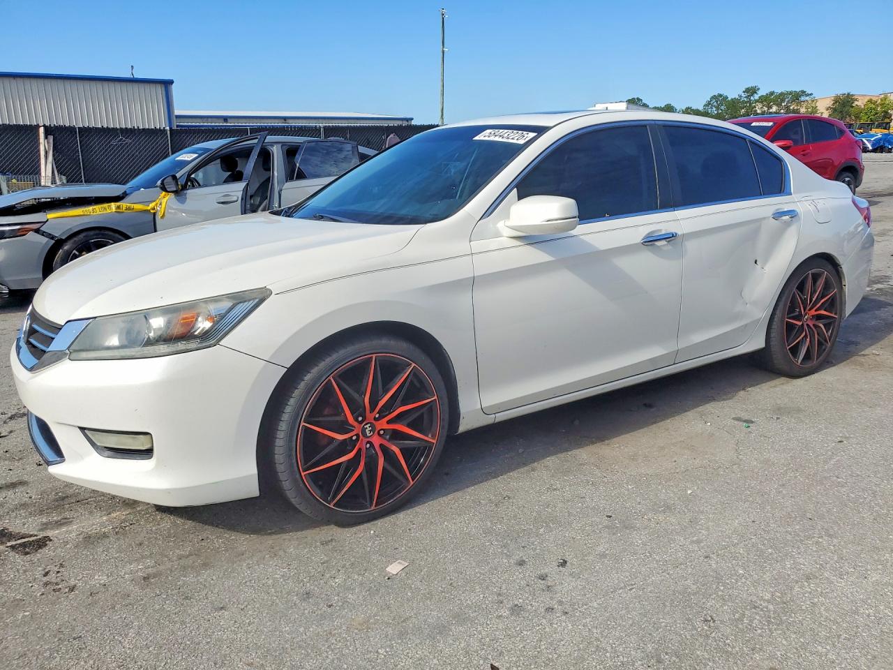 2013 Honda Accord Ex White vin: 1HGCR2F79DA171138