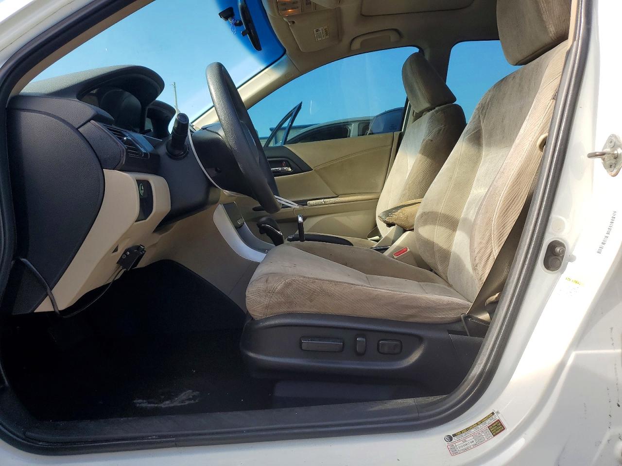2013 Honda Accord Ex White vin: 1HGCR2F79DA171138