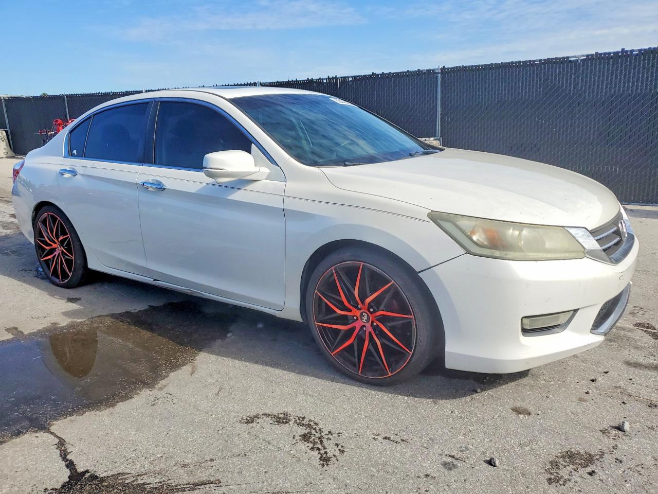 2013 Honda Accord Ex White vin: 1HGCR2F79DA171138