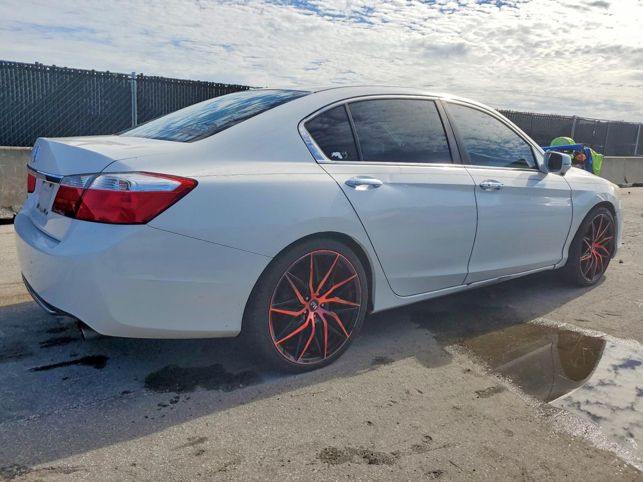 2013 Honda Accord Ex White vin: 1HGCR2F79DA171138