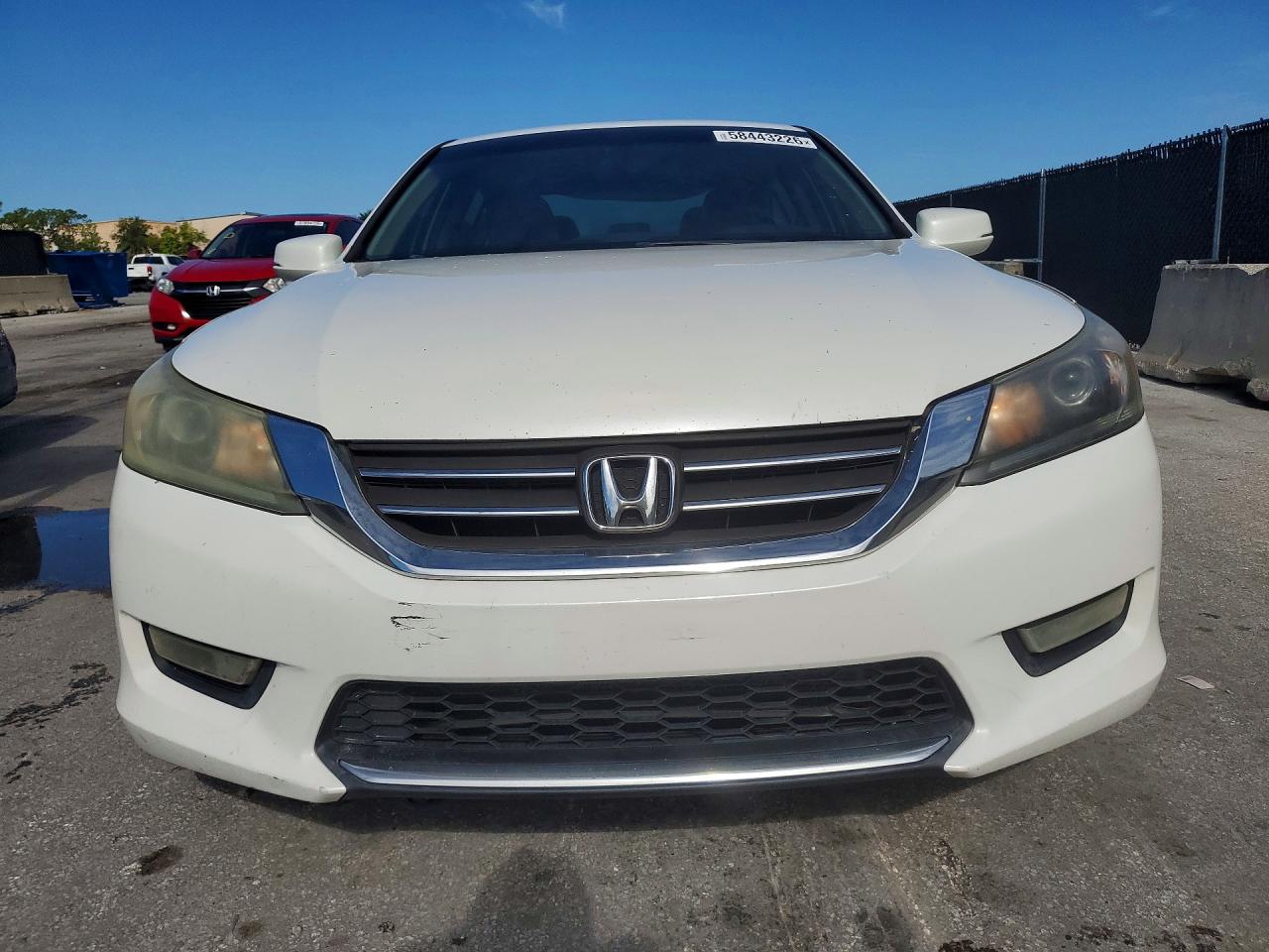 2013 Honda Accord Ex White vin: 1HGCR2F79DA171138