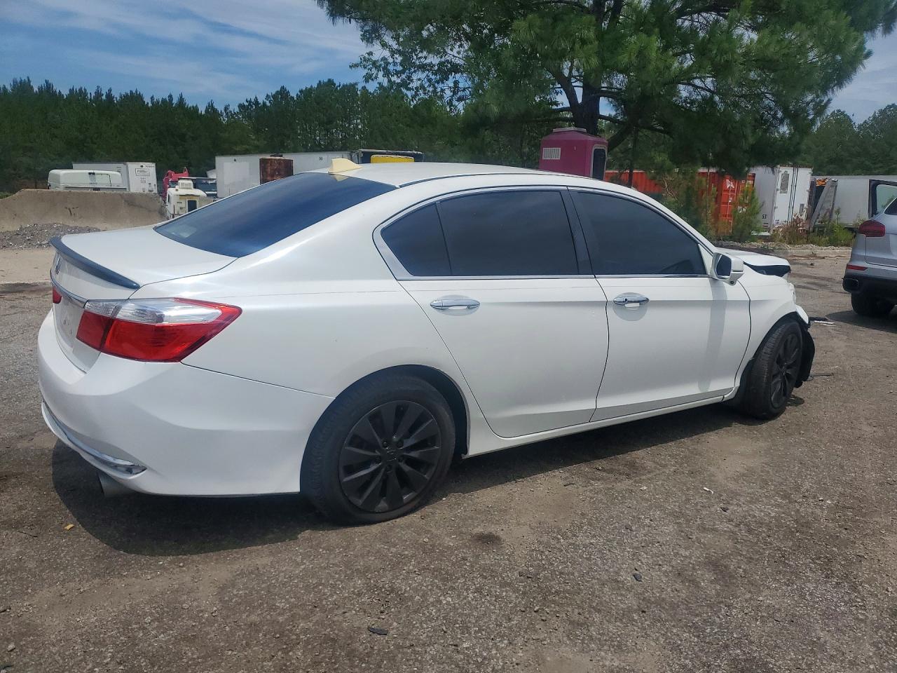 2013 Honda Accord Ex White vin: 1HGCR2F79DA203831