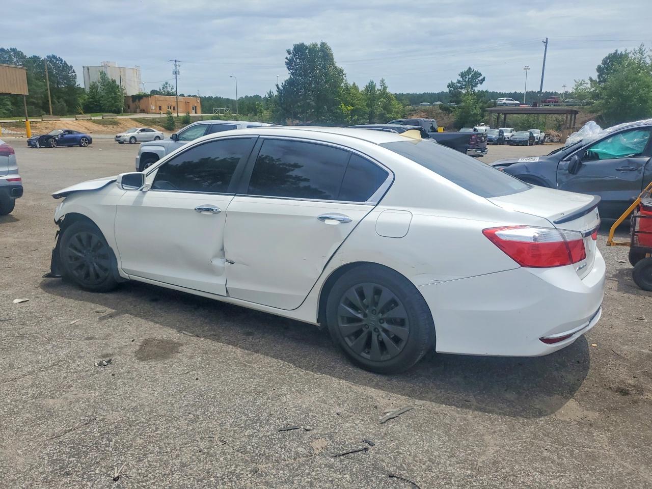 2013 Honda Accord Ex White vin: 1HGCR2F79DA203831