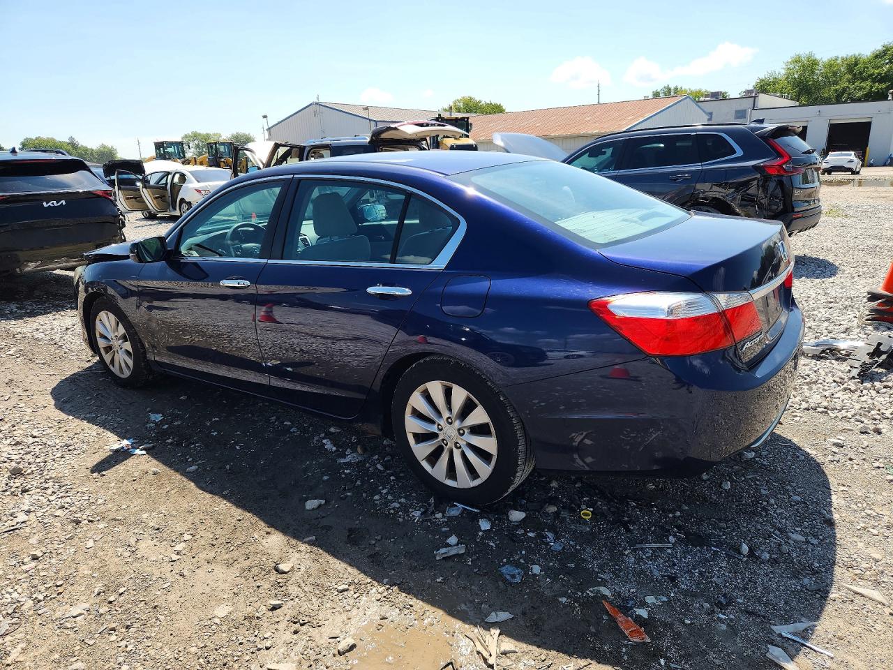 2013 Honda Accord Ex Blue vin: 1HGCR2F79DA236800