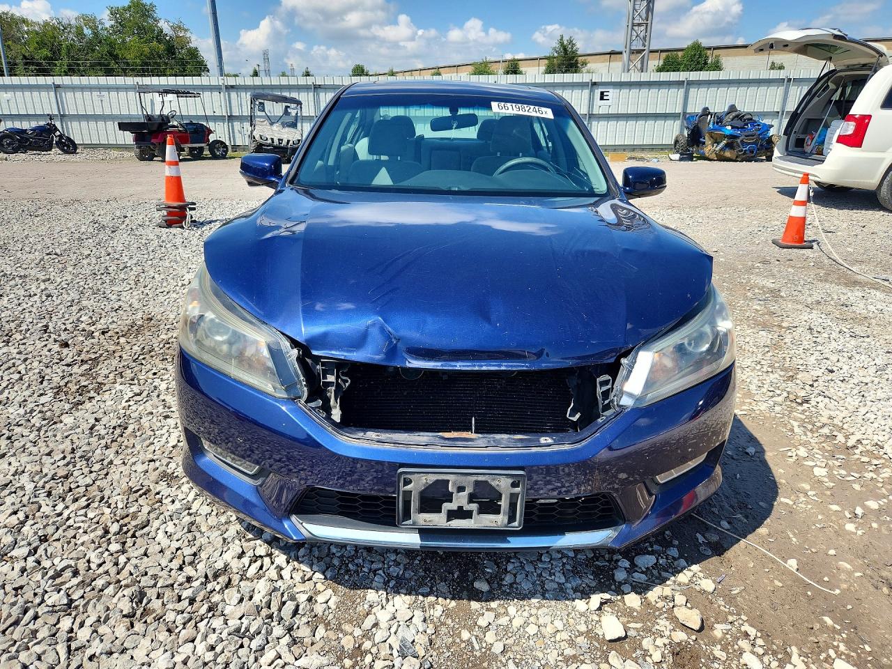 2013 Honda Accord Ex Blue vin: 1HGCR2F79DA236800