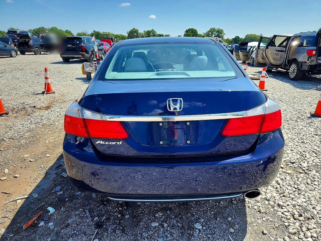 2013 Honda Accord Ex Blue vin: 1HGCR2F79DA236800