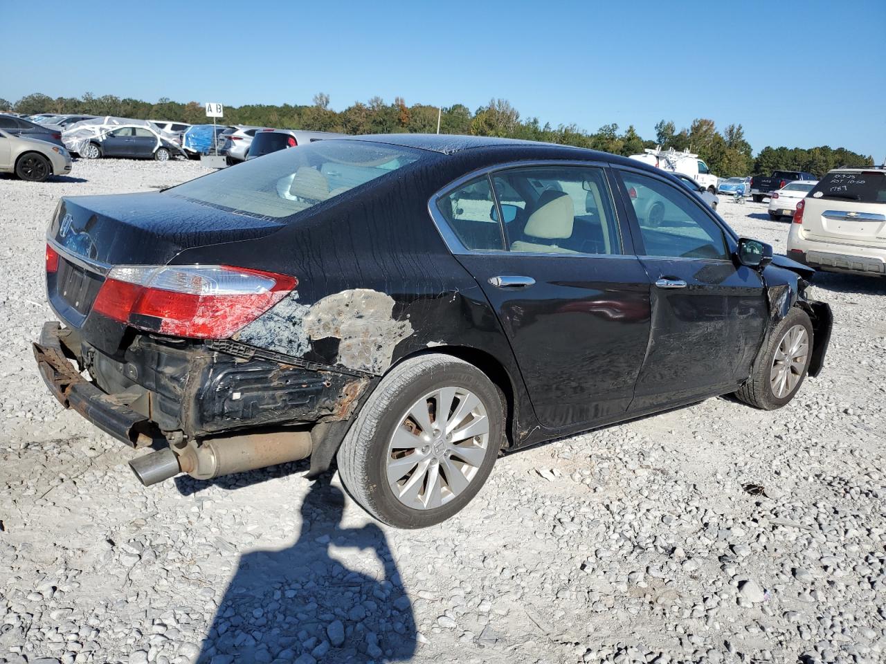 2013 Honda Accord Ex Черный vin: 1HGCR2F79DA263947
