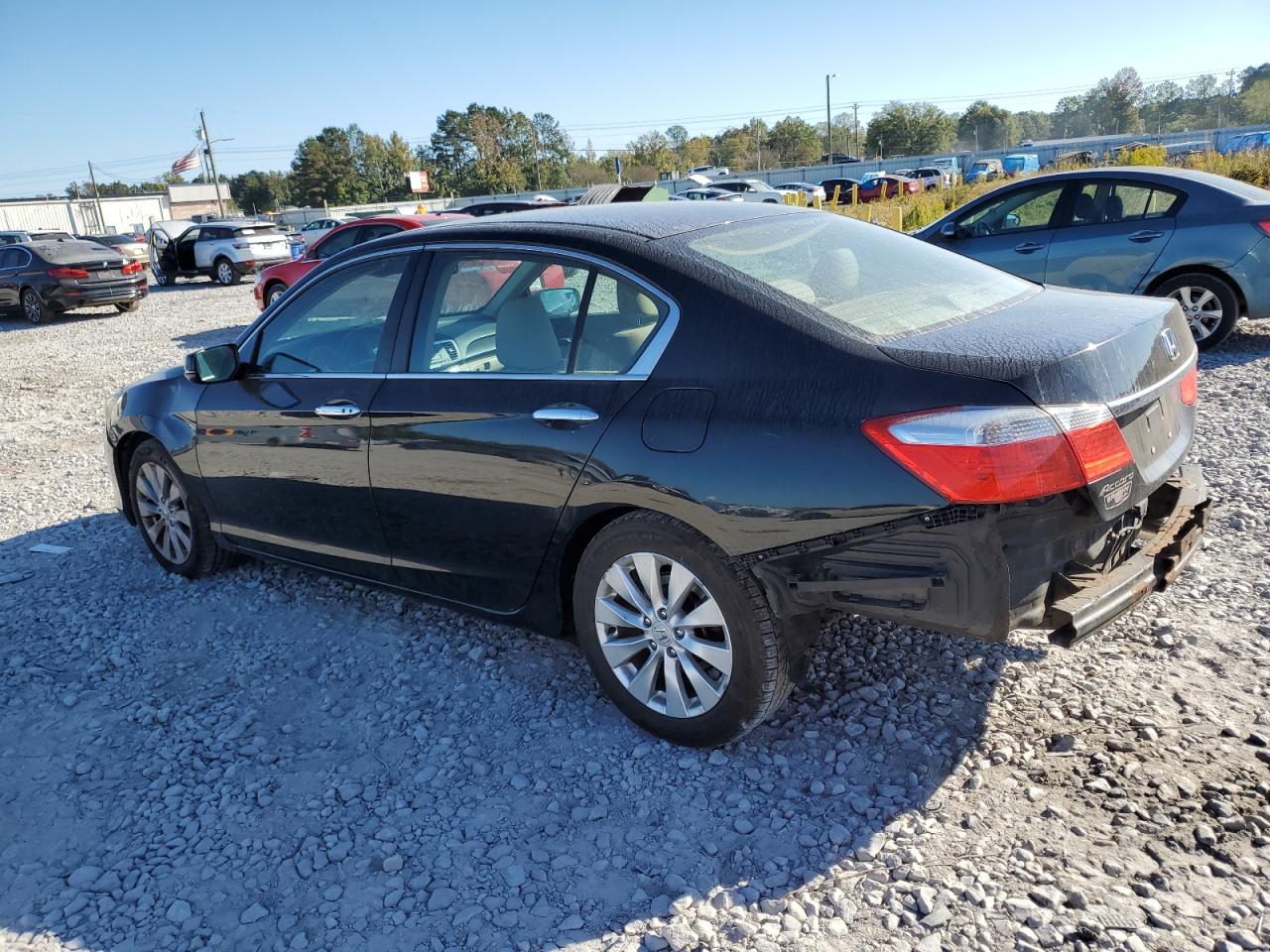 2013 Honda Accord Ex Черный vin: 1HGCR2F79DA263947