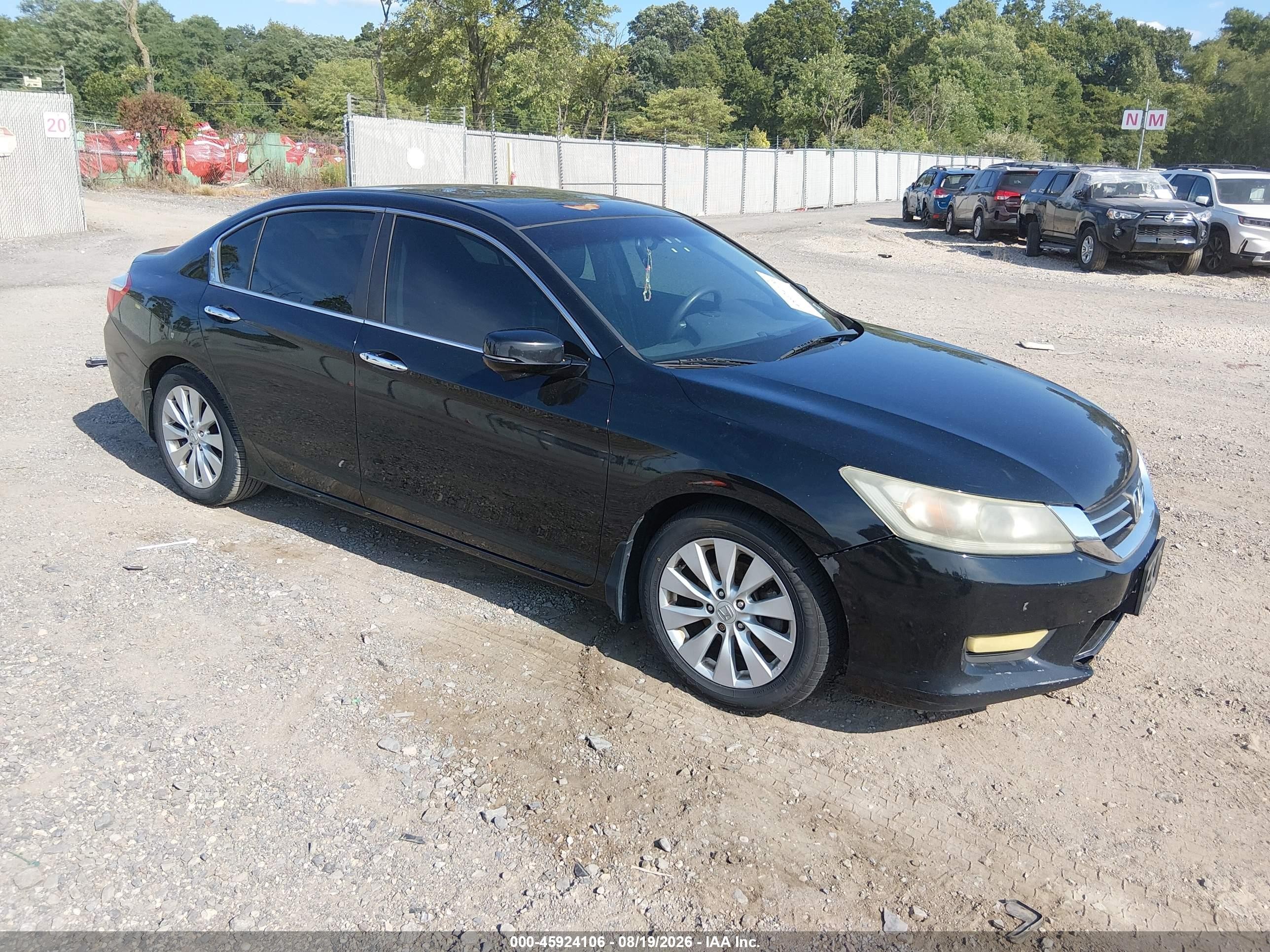 2013 Honda Accord Ex Черный vin: 1HGCR2F79DA269361