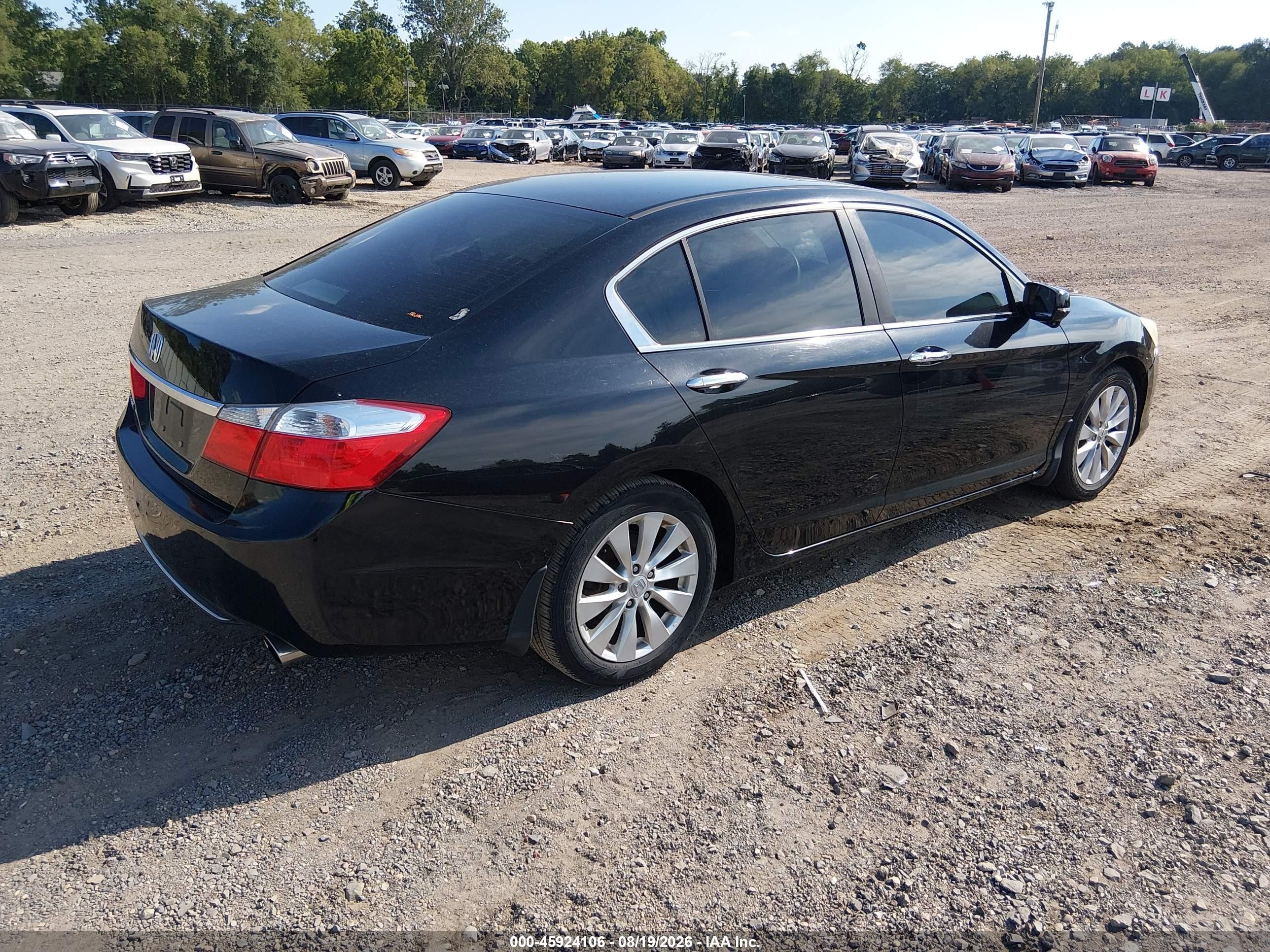 2013 Honda Accord Ex Black vin: 1HGCR2F79DA269361