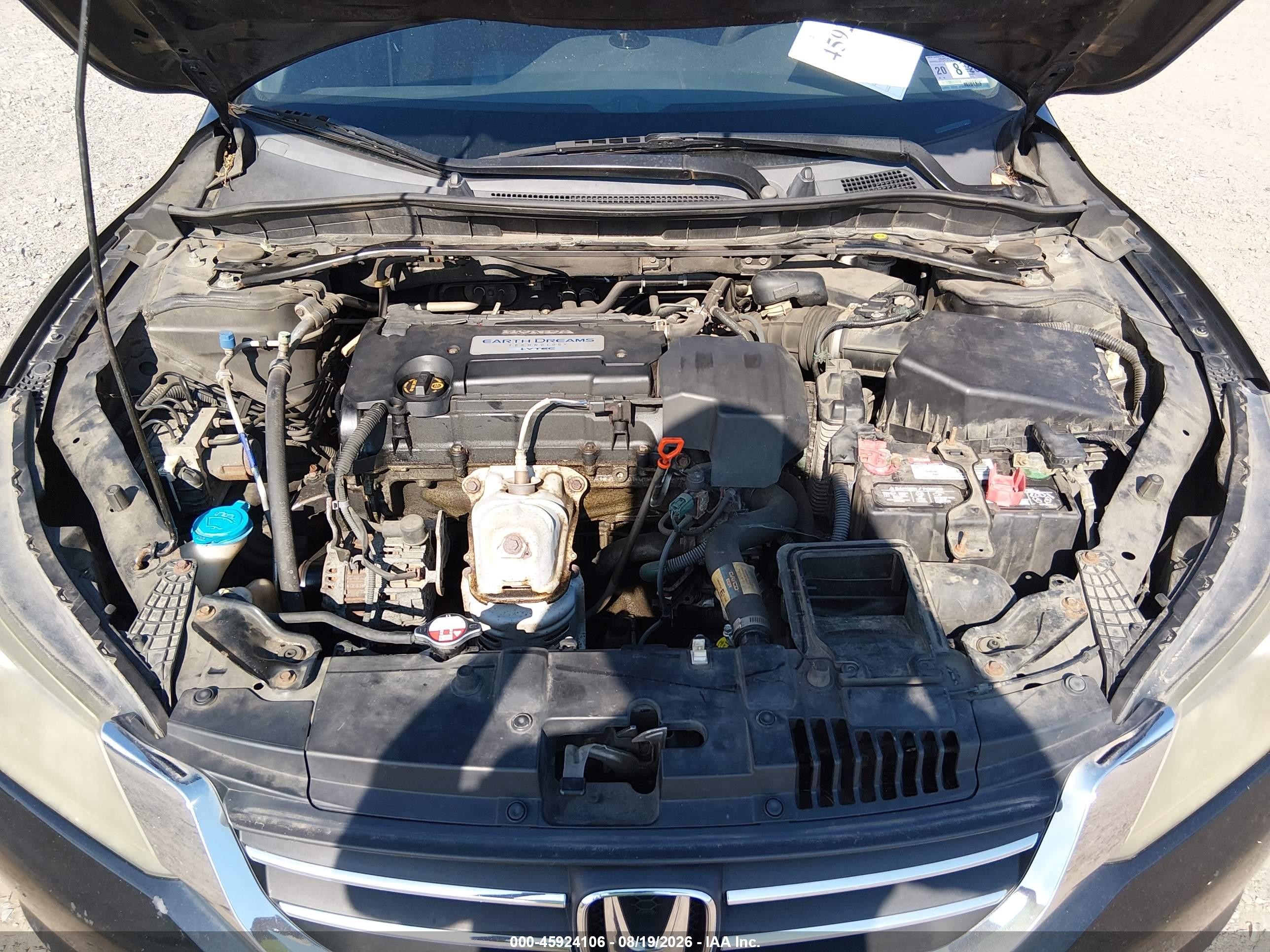 2013 Honda Accord Ex Black vin: 1HGCR2F79DA269361