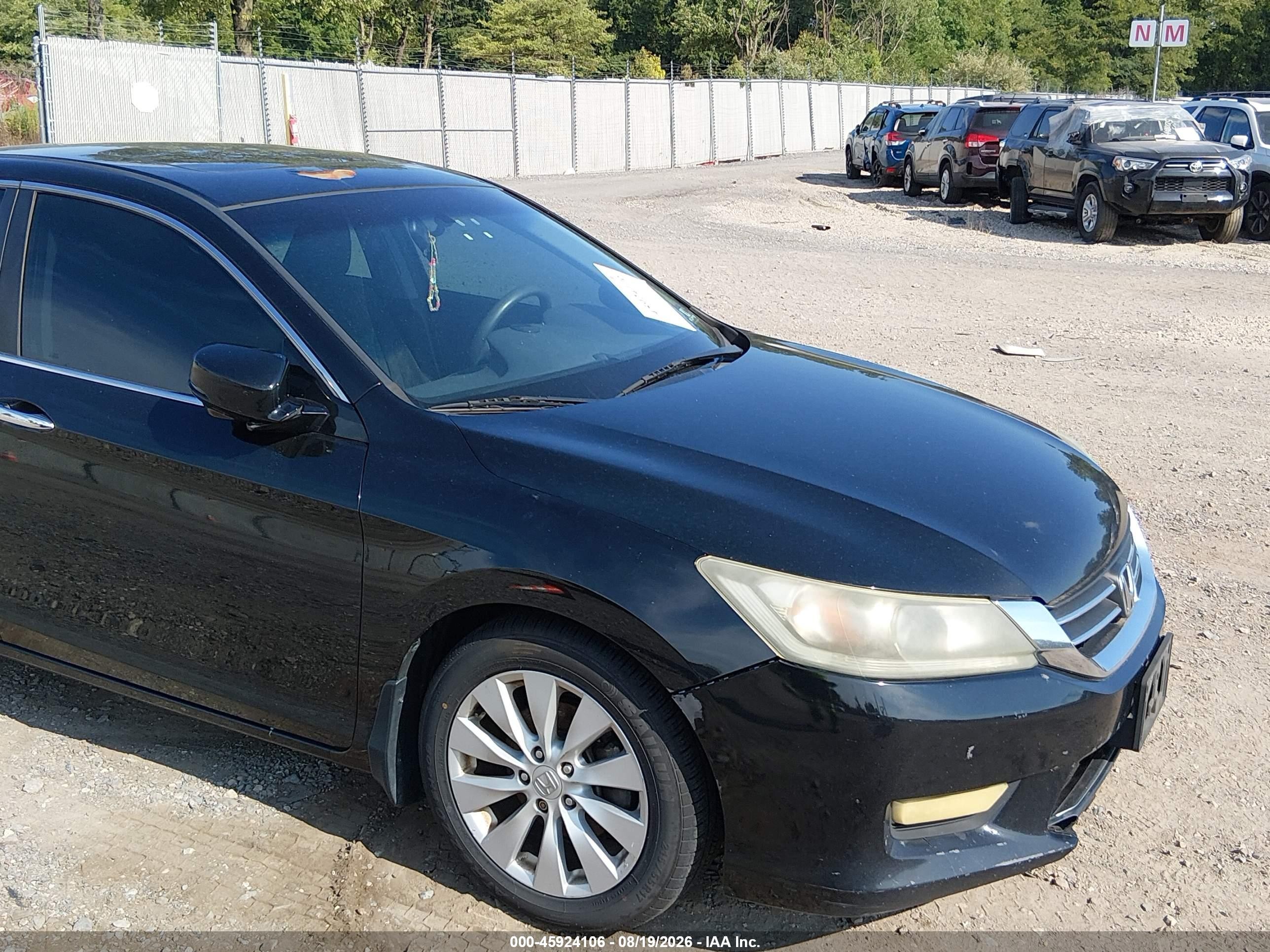 2013 Honda Accord Ex Black vin: 1HGCR2F79DA269361