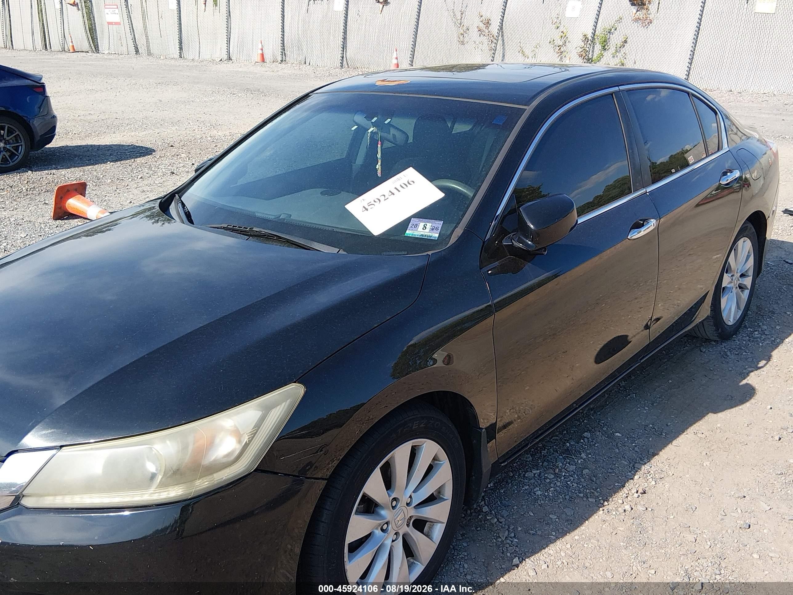 2013 Honda Accord Ex Black vin: 1HGCR2F79DA269361