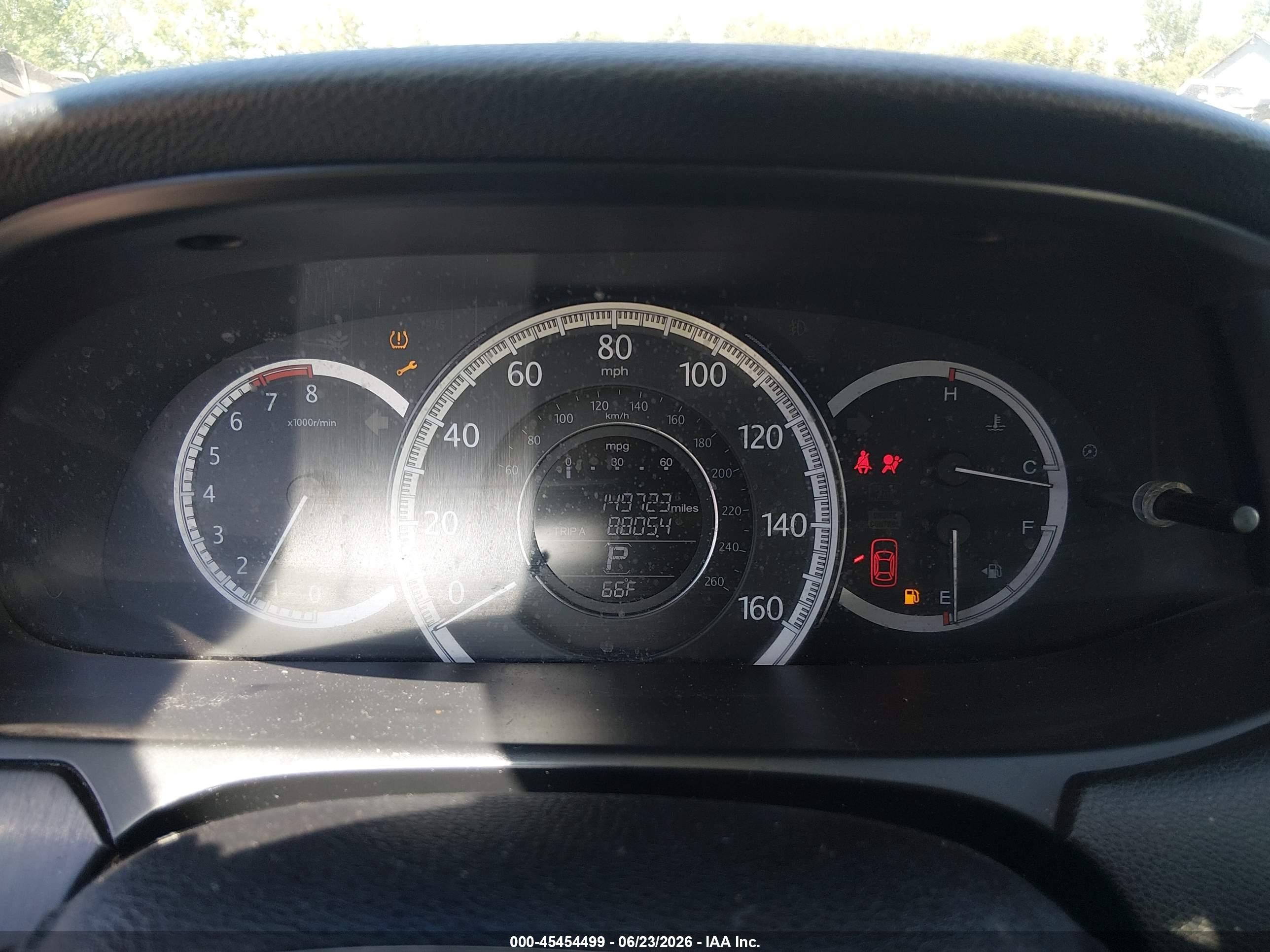 2014 Honda Accord Ex Burgundy vin: 1HGCR2F79EA071106