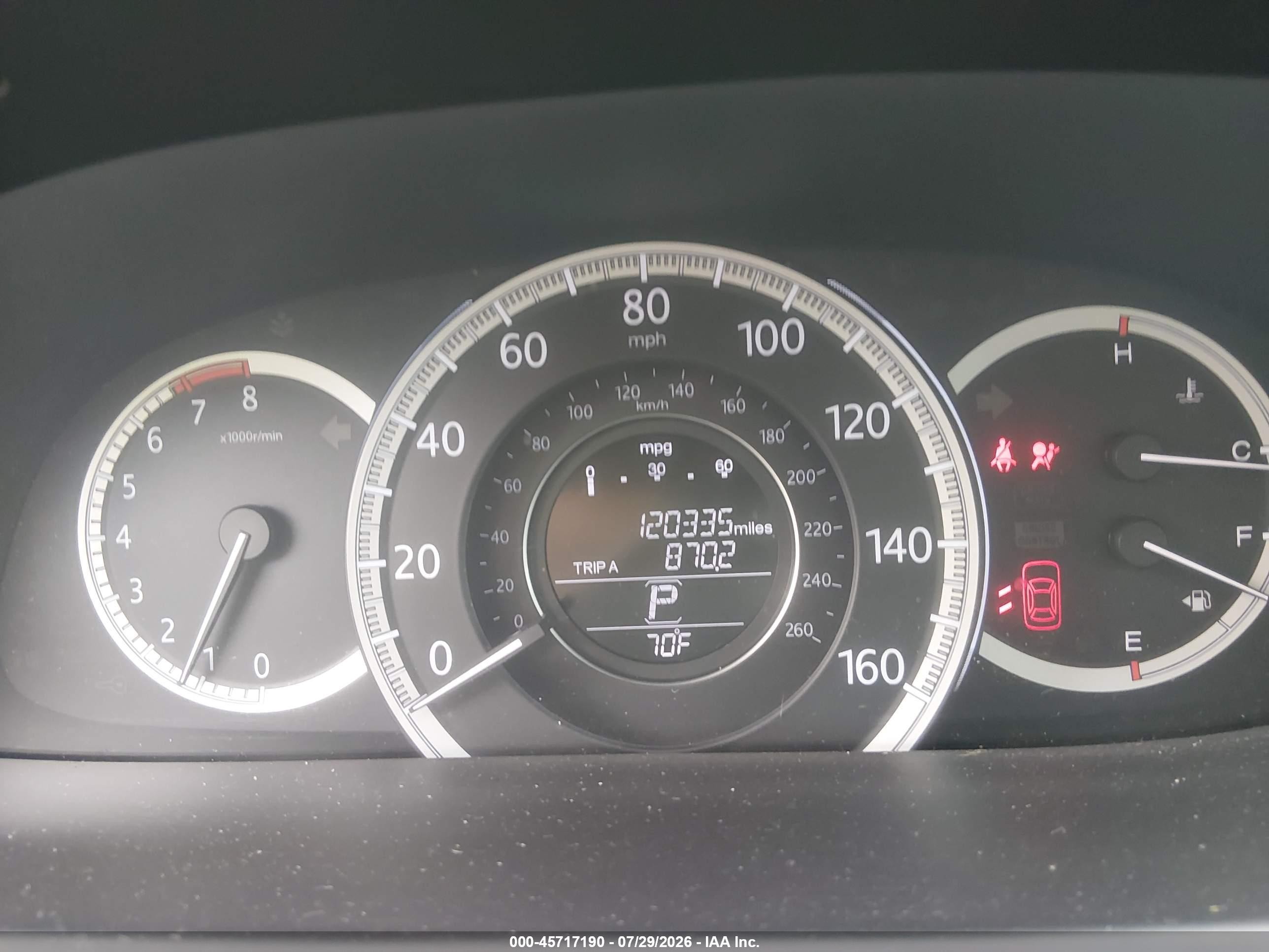 2014 Honda Accord Ex Gold vin: 1HGCR2F79EA087581