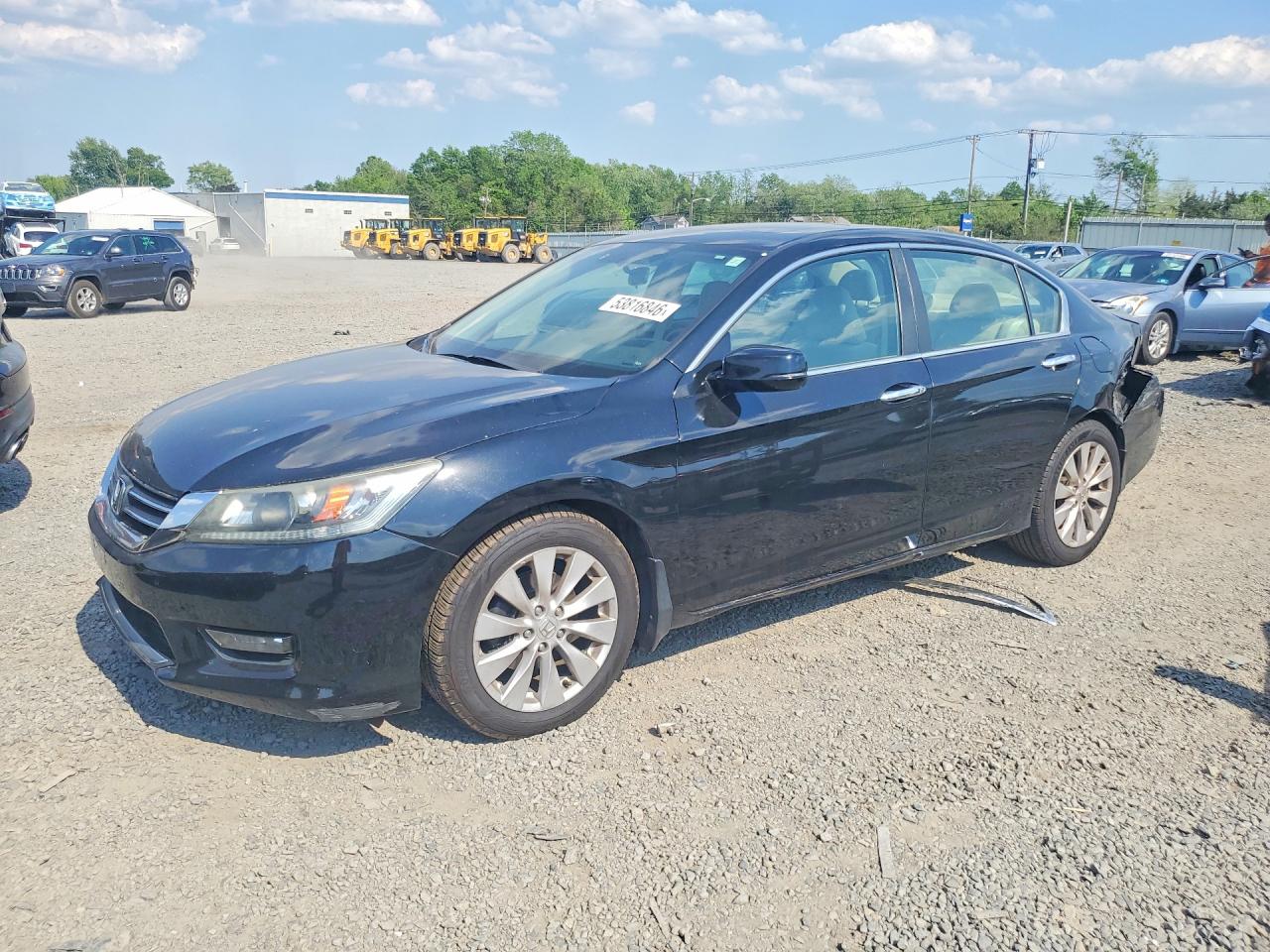 2014 Honda Accord Ex Black vin: 1HGCR2F79EA111930