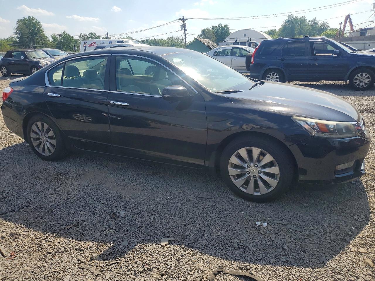 2014 Honda Accord Ex Black vin: 1HGCR2F79EA111930