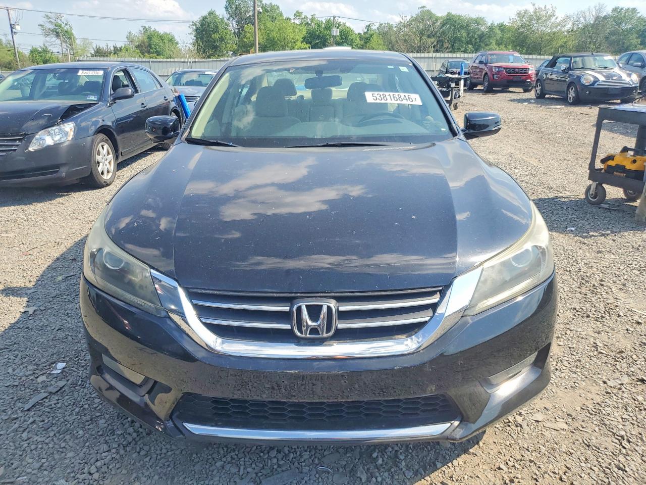 2014 Honda Accord Ex Black vin: 1HGCR2F79EA111930