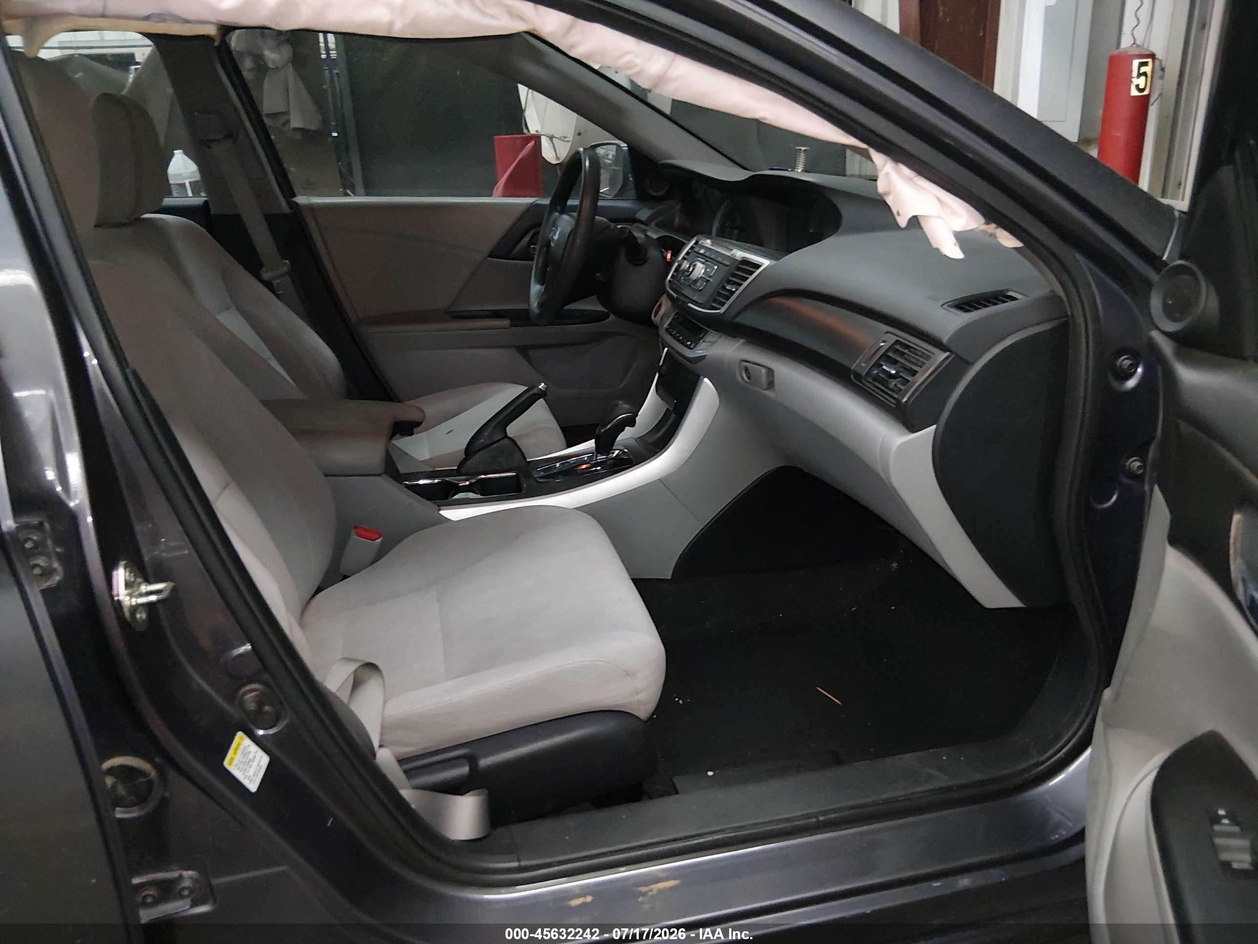 2014 Honda Accord Ex Серый vin: 1HGCR2F79EA156544