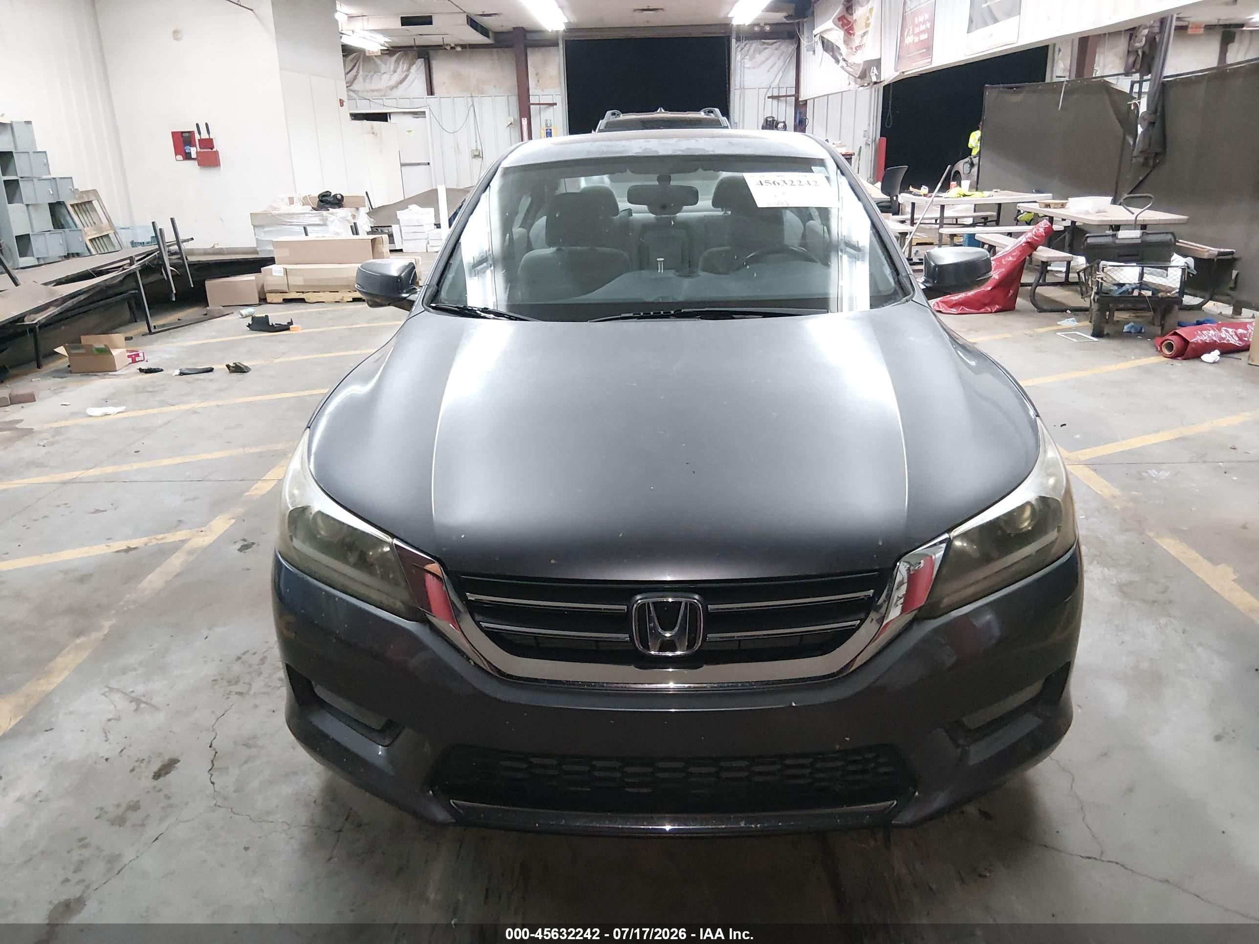 2014 Honda Accord Ex Серый vin: 1HGCR2F79EA156544