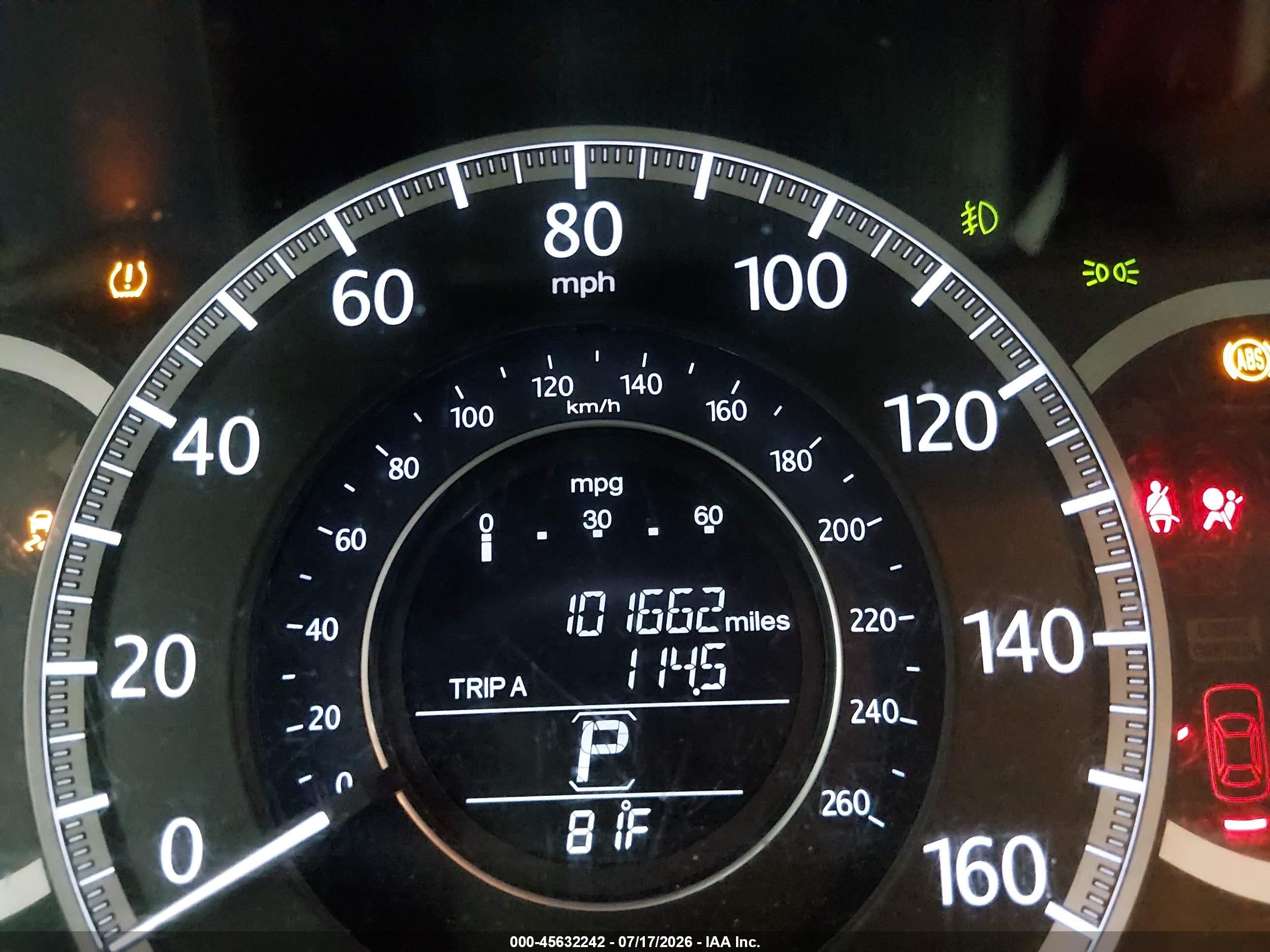 2014 Honda Accord Ex Серый vin: 1HGCR2F79EA156544