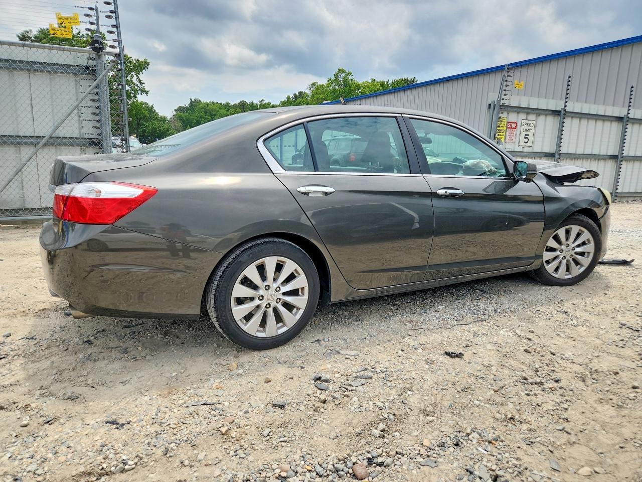 2014 Honda Accord Ex Gray vin: 1HGCR2F79EA183288
