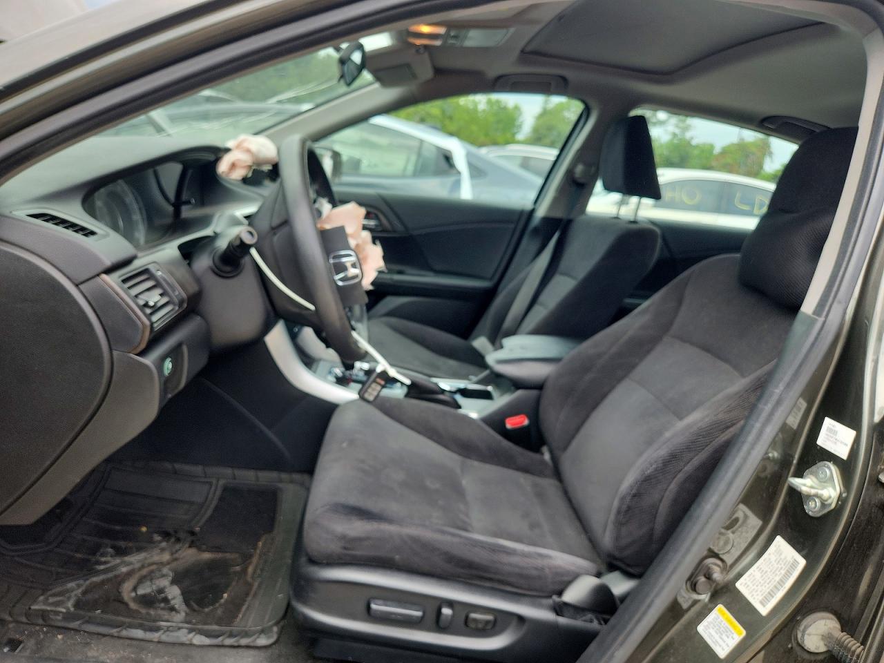 2014 Honda Accord Ex Gray vin: 1HGCR2F79EA183288