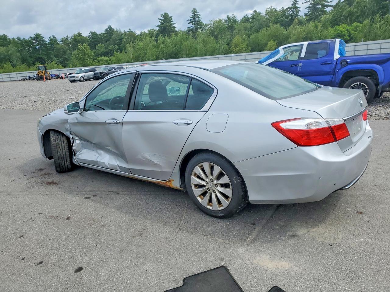 2014 Honda Accord Ex Silver vin: 1HGCR2F79EA223076