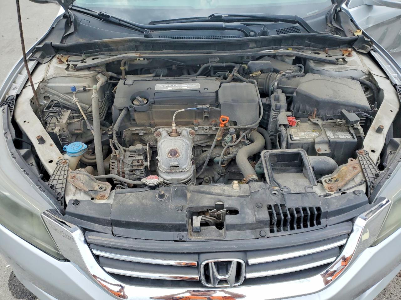 2014 Honda Accord Ex Silver vin: 1HGCR2F79EA223076