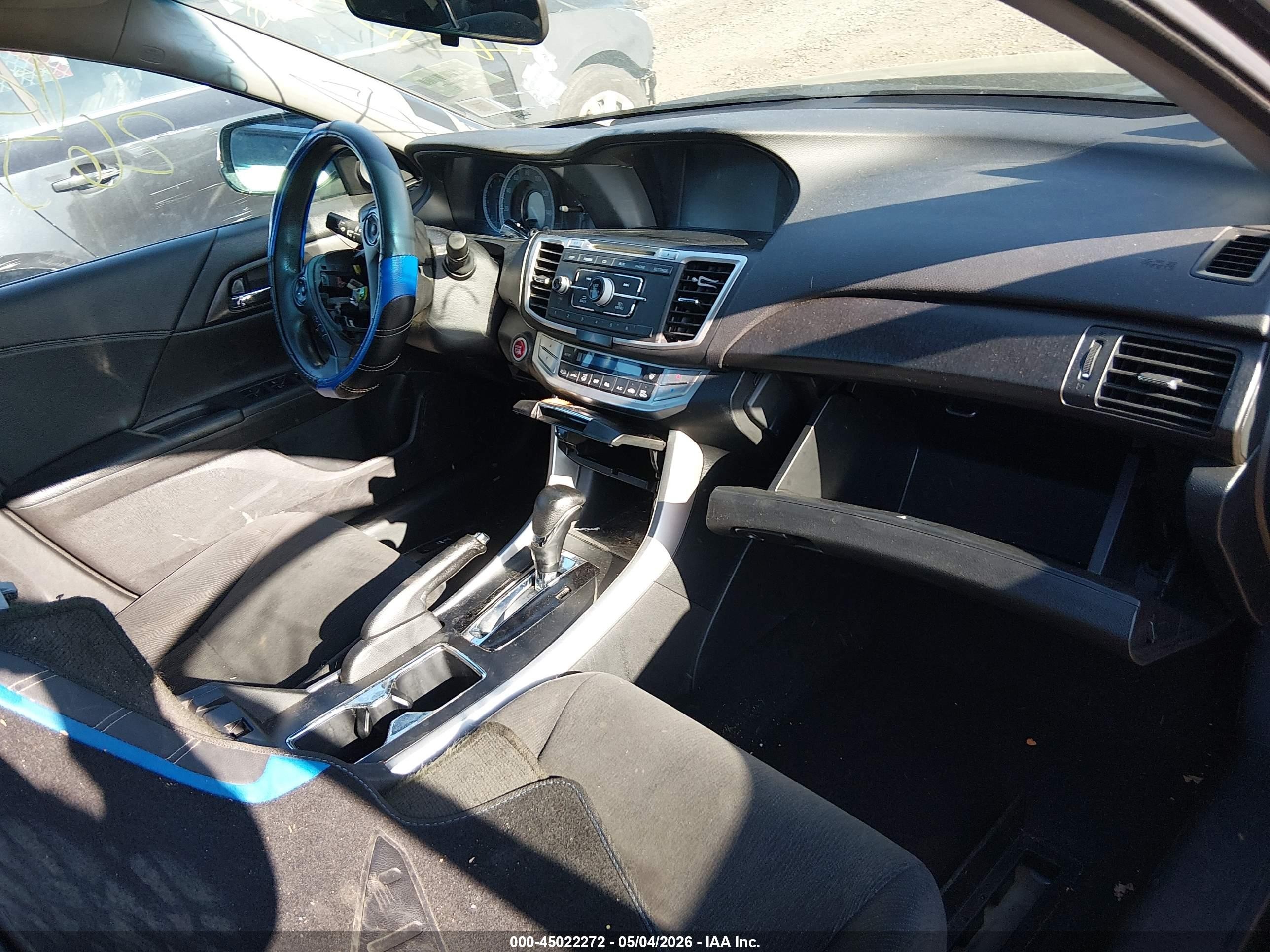 2014 Honda Accord Ex Black vin: 1HGCR2F79EA251296