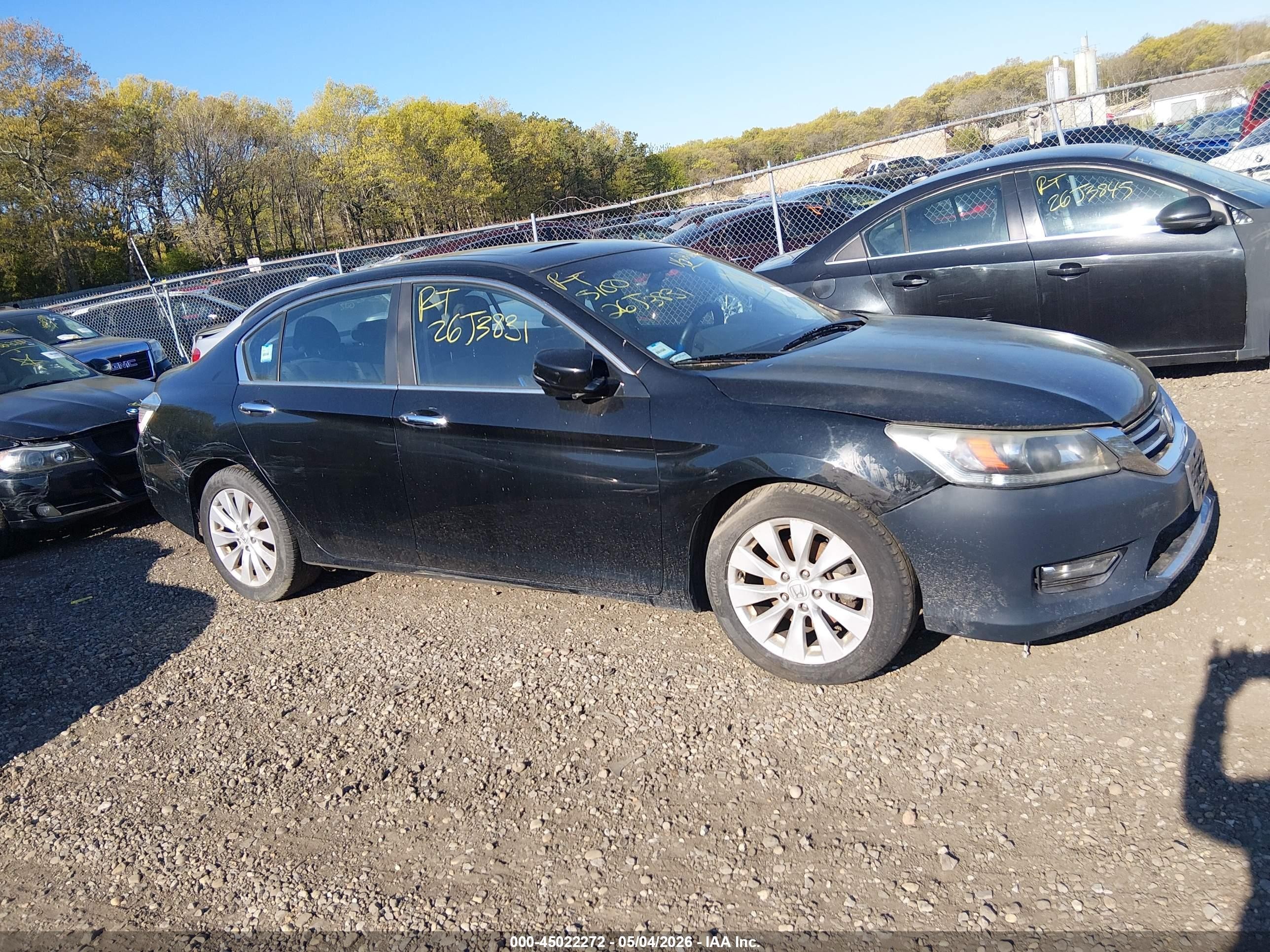 2014 Honda Accord Ex Black vin: 1HGCR2F79EA251296