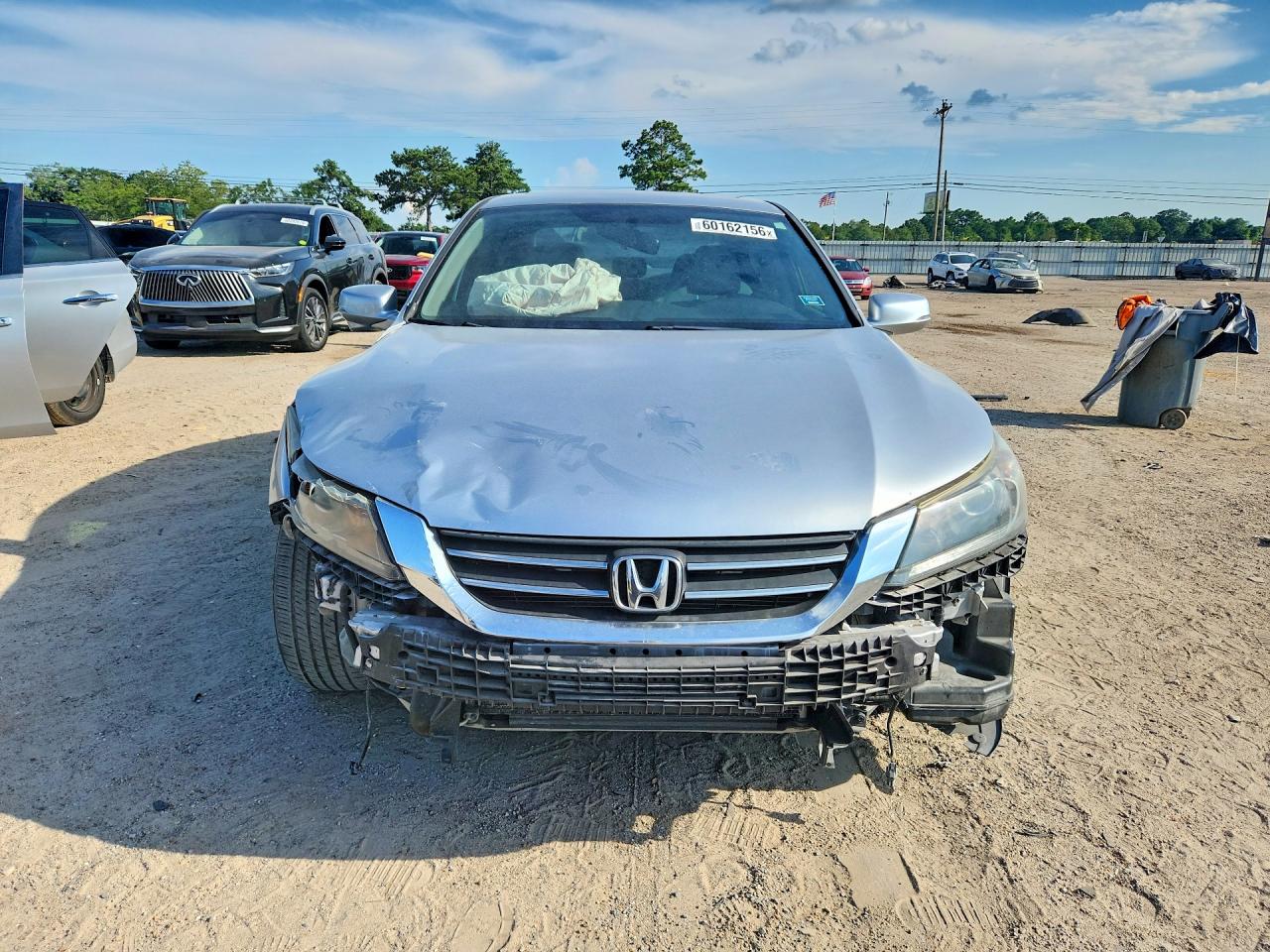 2015 Honda Accord Ex Silver vin: 1HGCR2F79FA022280