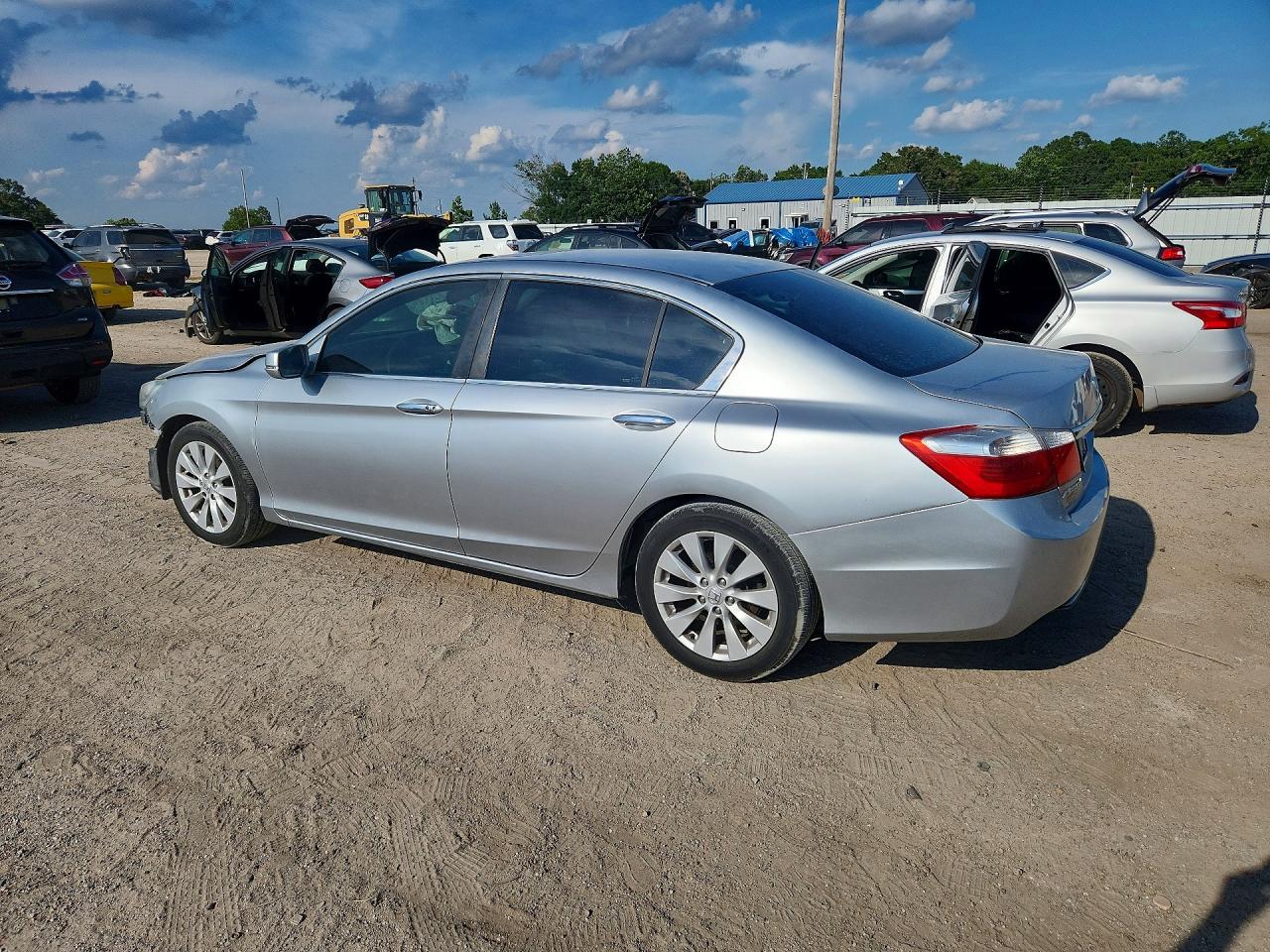 2015 Honda Accord Ex Silver vin: 1HGCR2F79FA022280