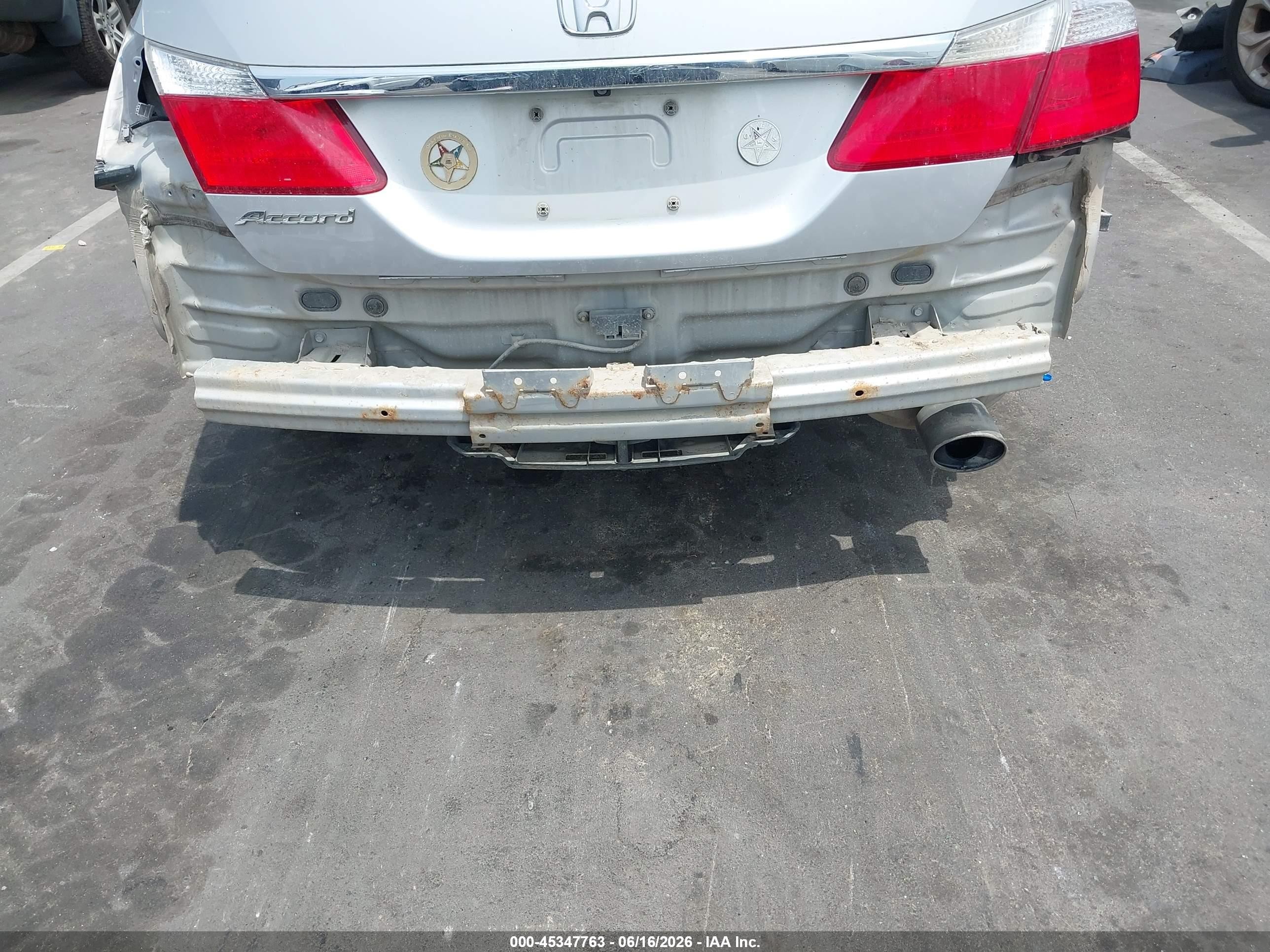 2015 Honda Accord Ex Silver vin: 1HGCR2F79FA030217