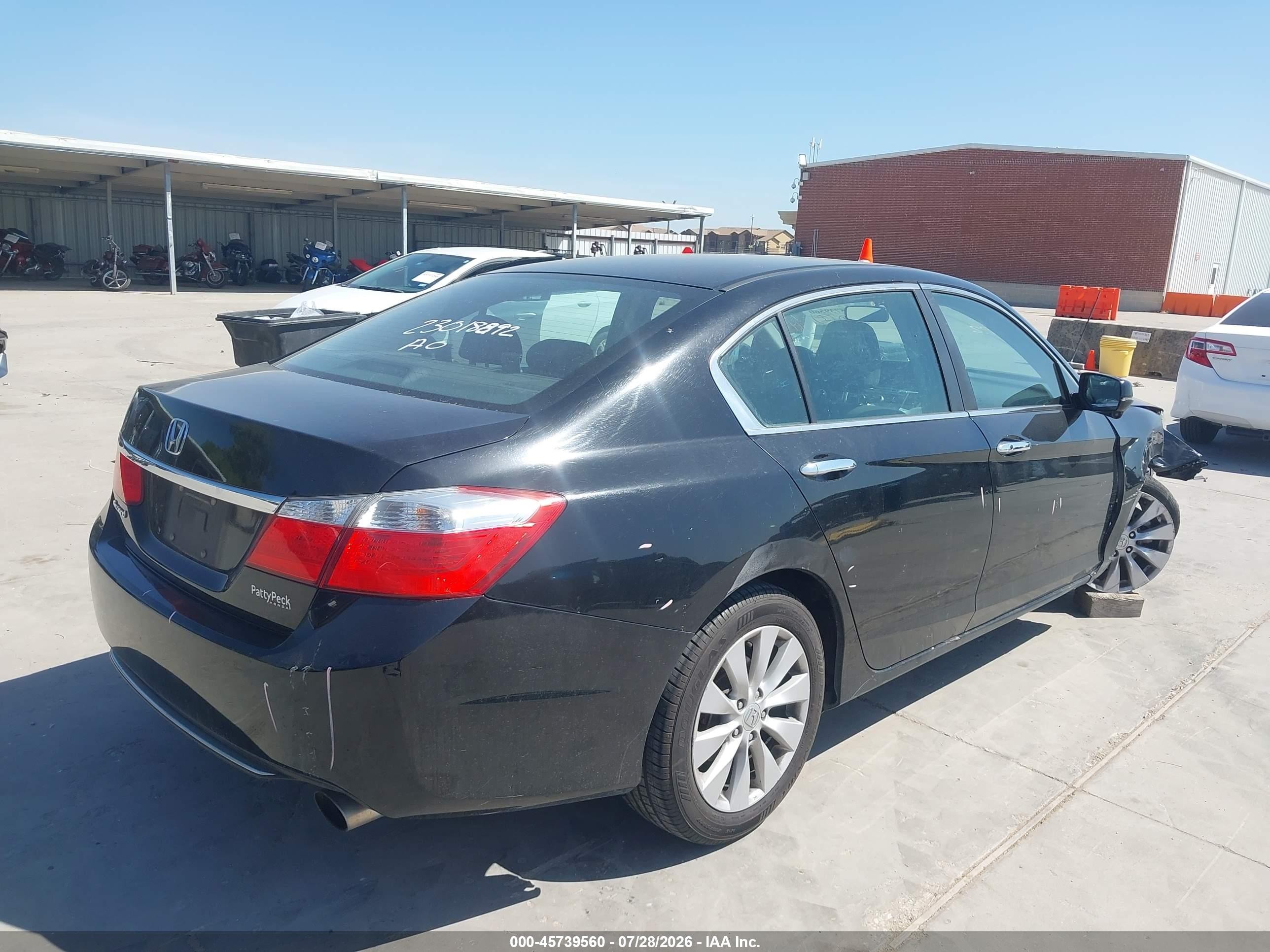 2015 Honda Accord Ex Black vin: 1HGCR2F79FA038141