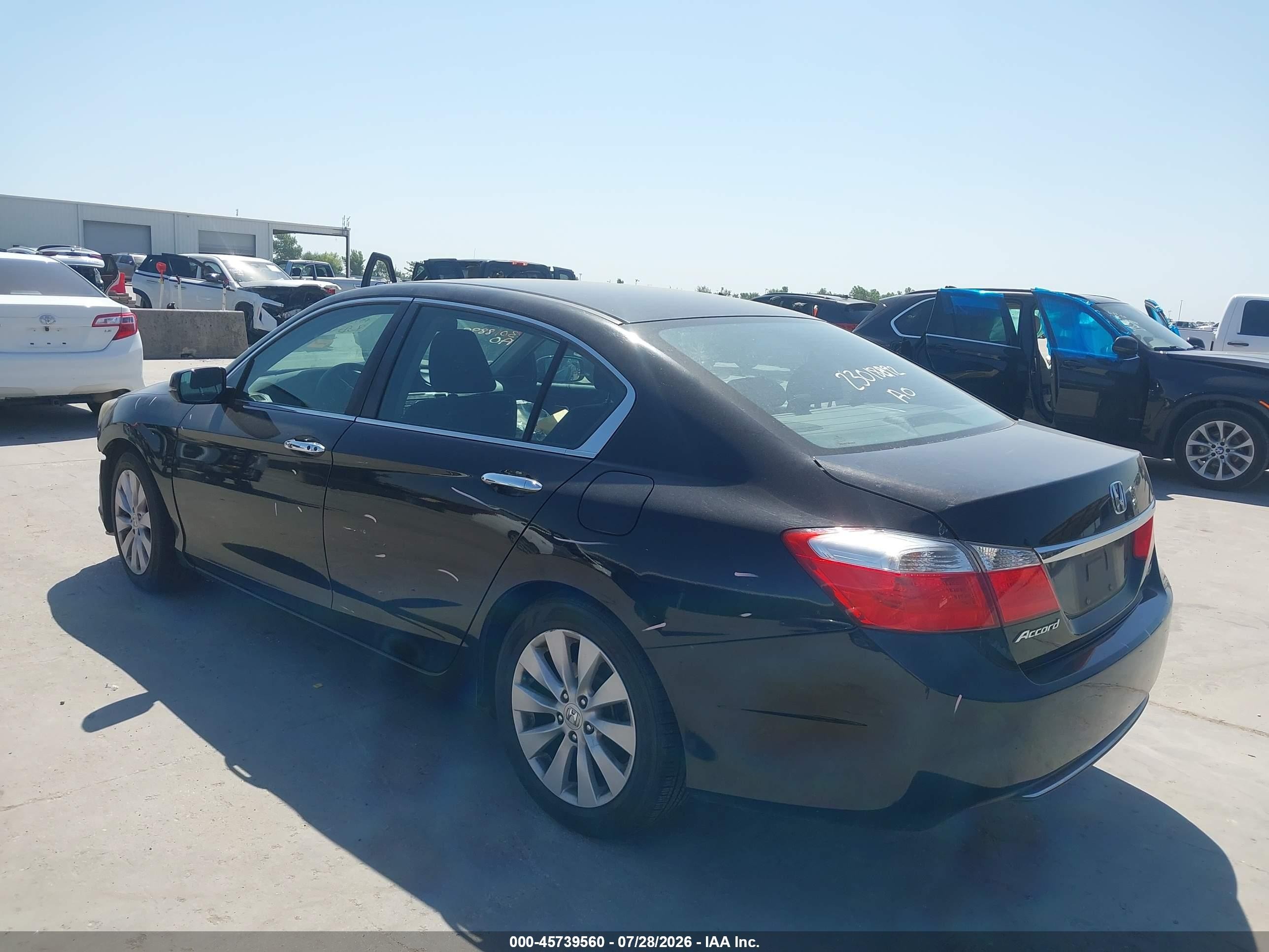 2015 Honda Accord Ex Black vin: 1HGCR2F79FA038141