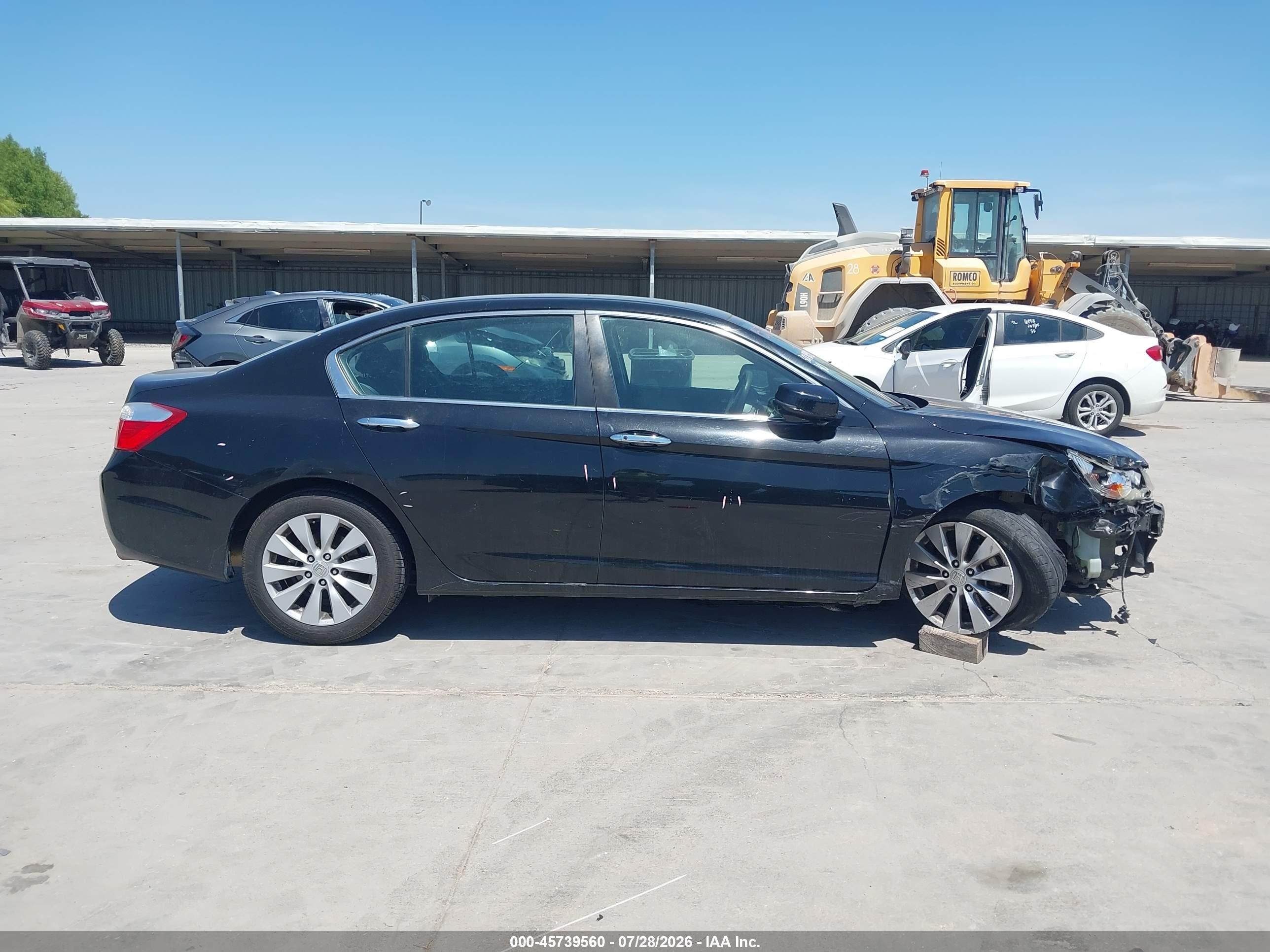 2015 Honda Accord Ex Black vin: 1HGCR2F79FA038141