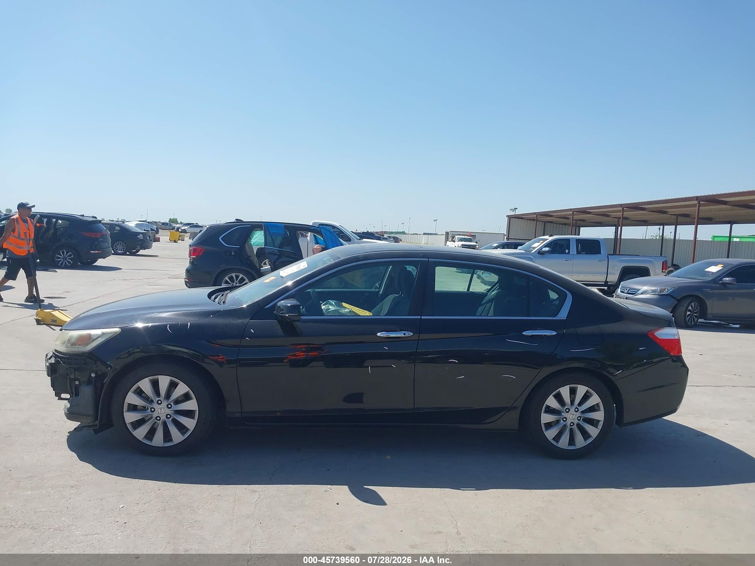 2015 Honda Accord Ex Black vin: 1HGCR2F79FA038141
