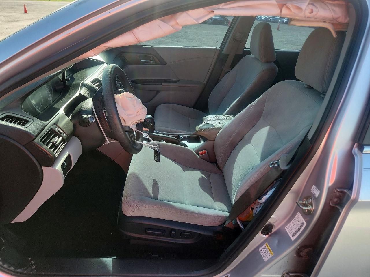 2015 Honda Accord Ex Silver vin: 1HGCR2F79FA038852