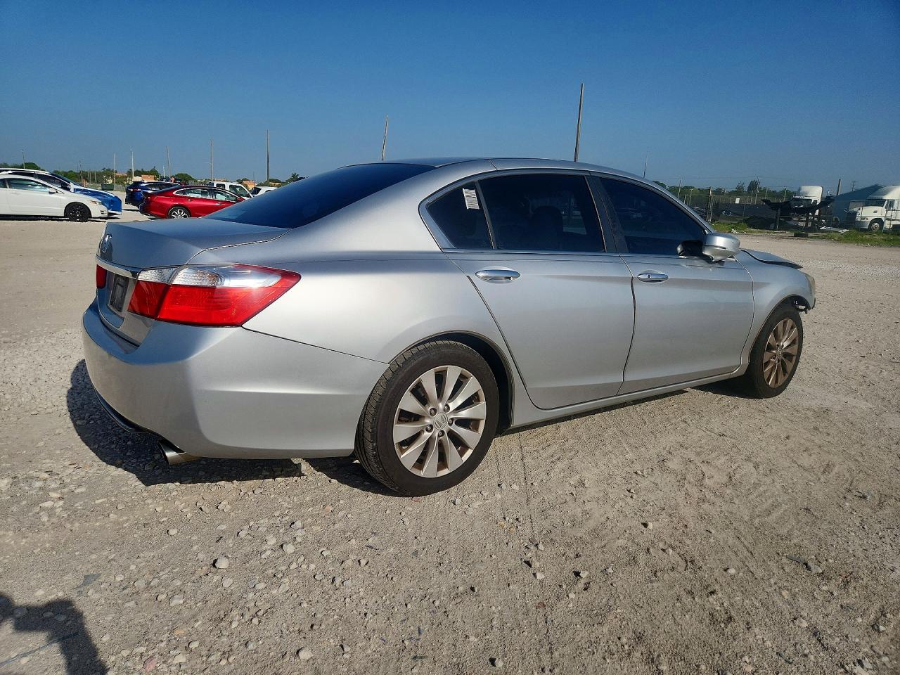 2015 Honda Accord Ex Silver vin: 1HGCR2F79FA038852