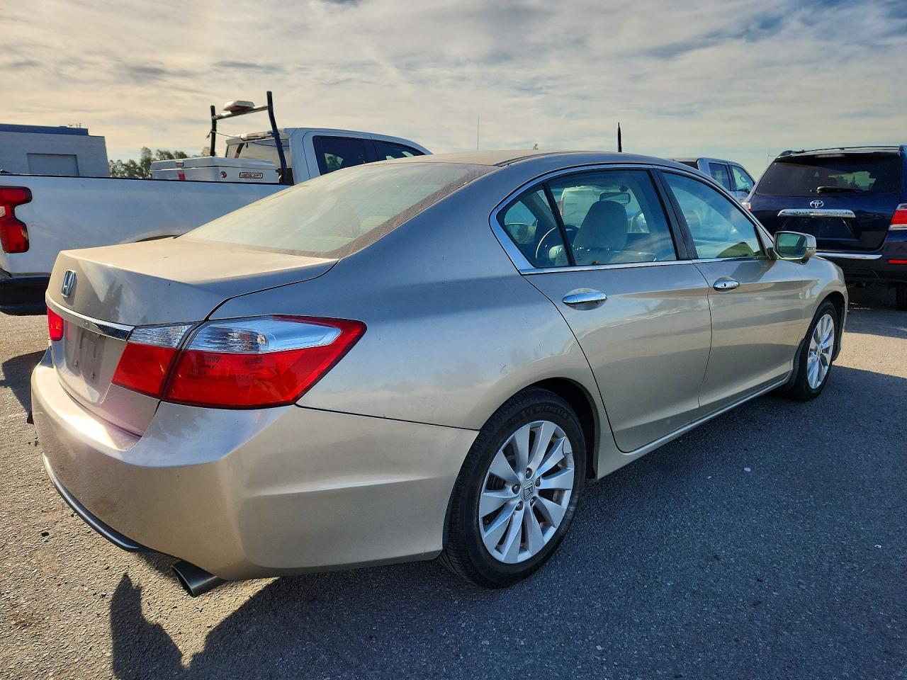2015 Honda Accord Ex Beige vin: 1HGCR2F79FA082219
