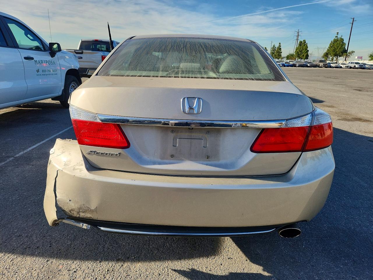 2015 Honda Accord Ex Beige vin: 1HGCR2F79FA082219