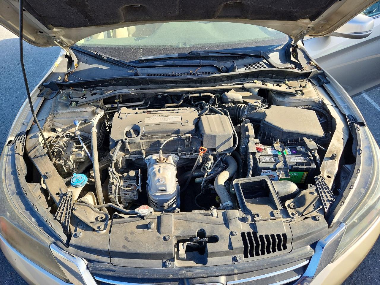 2015 Honda Accord Ex Beige vin: 1HGCR2F79FA082219